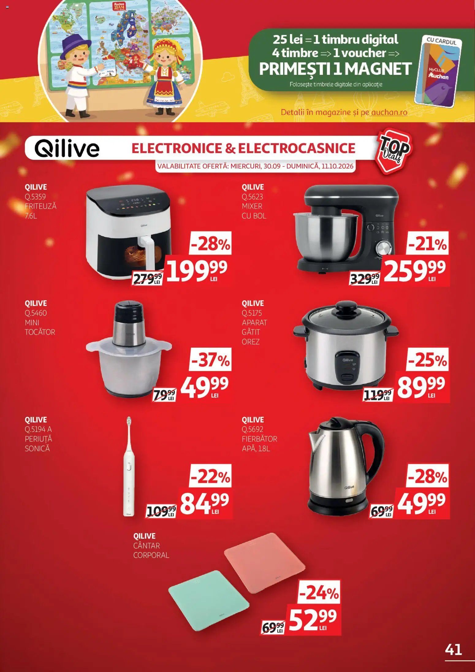 Catalog Auchan 30 Septembrie - 10 Octombrie 2026 | Pagina 41 | Produse: Friteuză, Cântar, Tocător, Orez