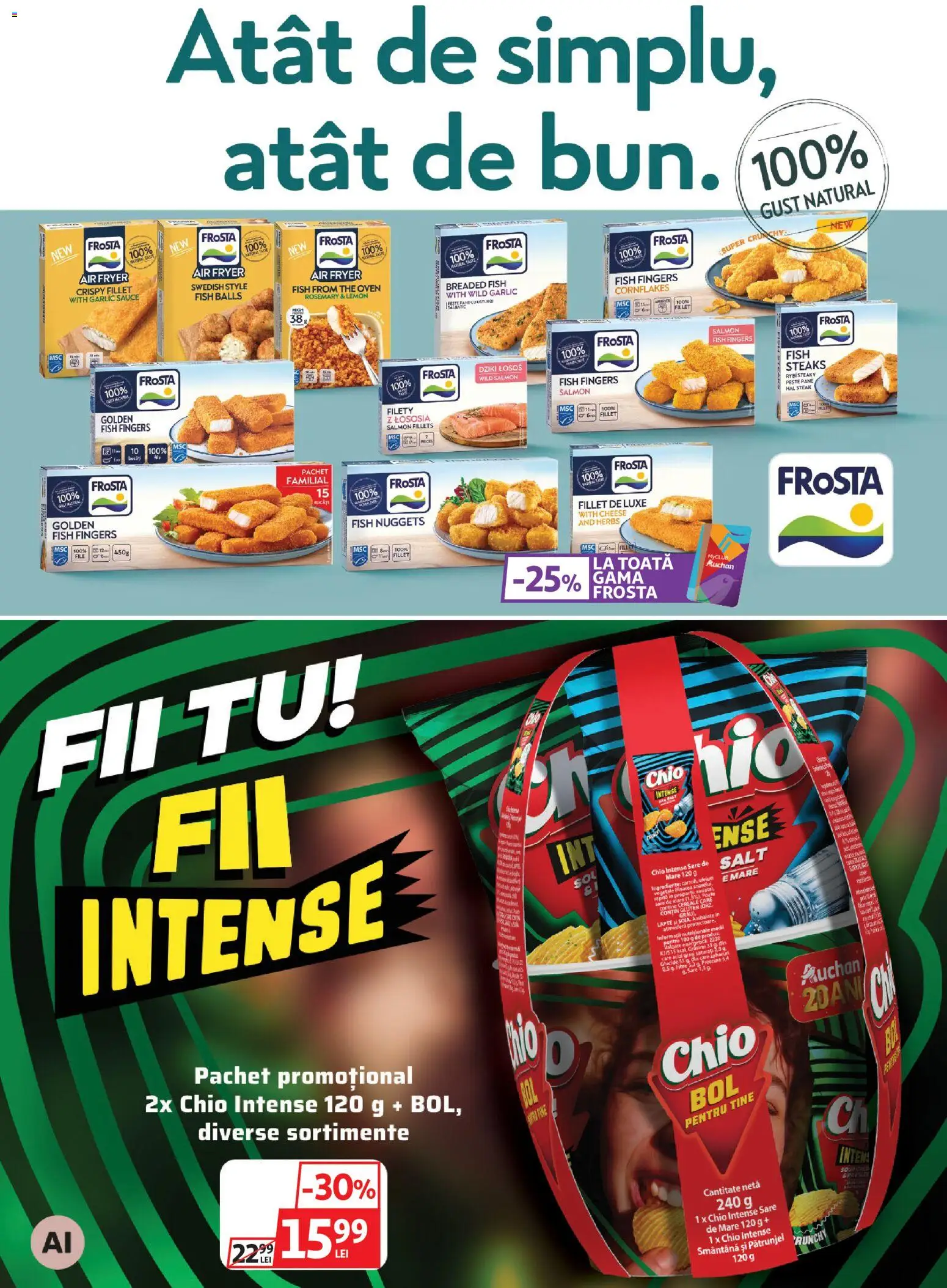 Catalog Auchan 30 Septembrie - 10 Octombrie 2026 | Pagina 47 | Produse: Style, Pește, Intense, Smântână