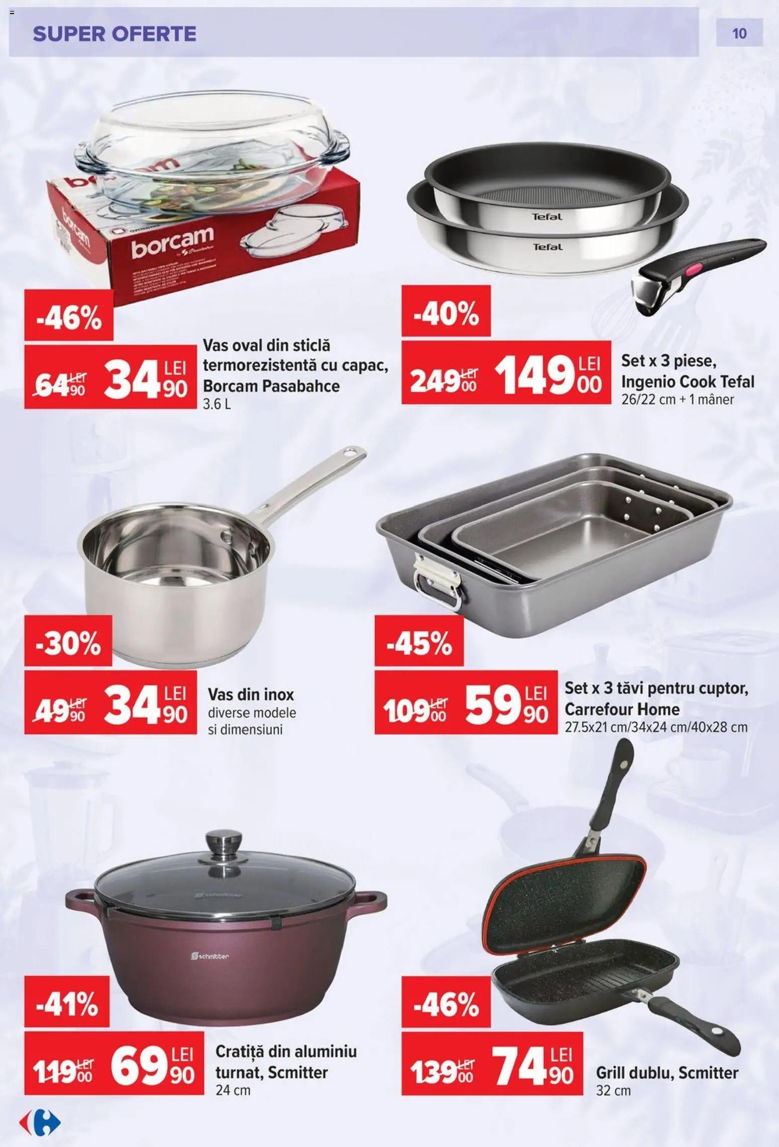 Catalog Carrefour 23 Septembrie - 26 Octombrie 2026 | Pagina 10 | Produse: Cratiță, Grill, Mâner