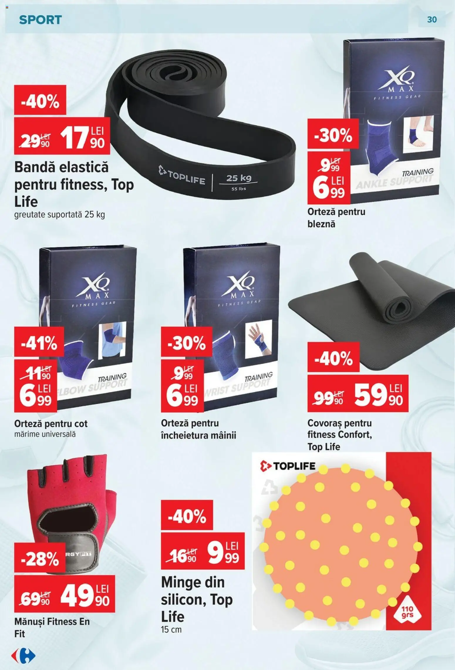Catalog Carrefour 23 Septembrie - 26 Octombrie 2026 | Pagina 30 | Produse: Mănuși, Top, Sport
