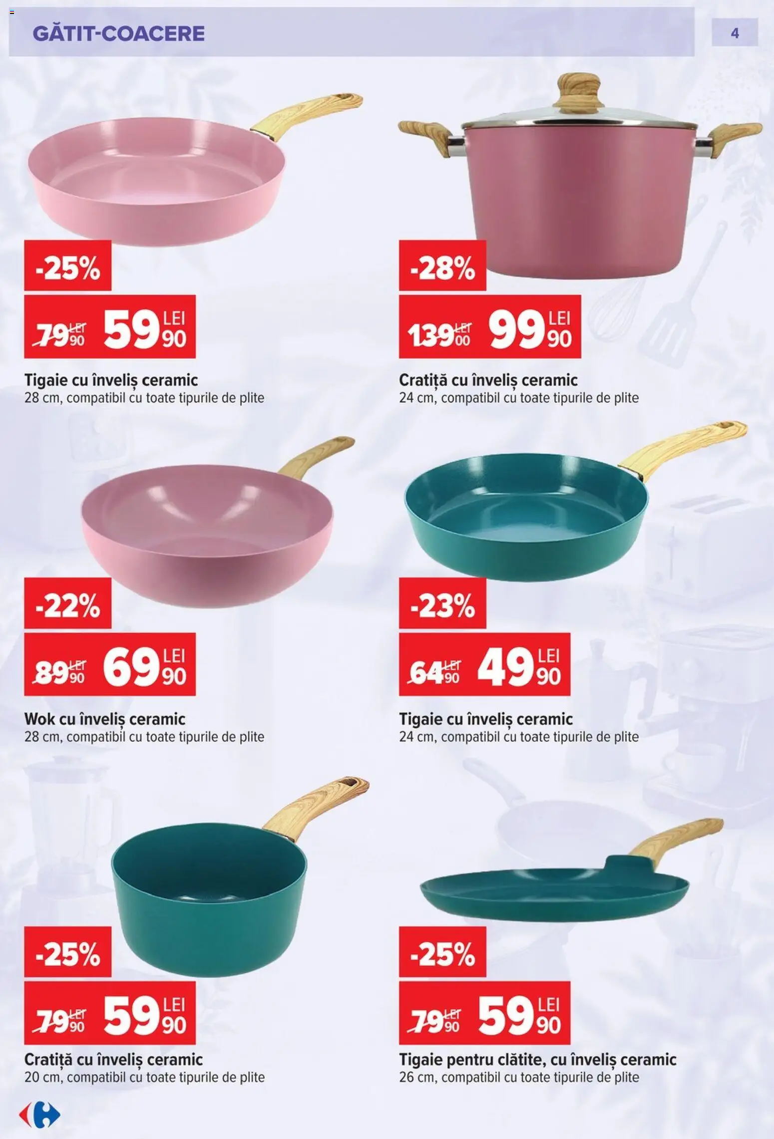 Catalog Carrefour 23 Septembrie - 26 Octombrie 2026 | Pagina 4 | Produse: Tigaie, Cratiță