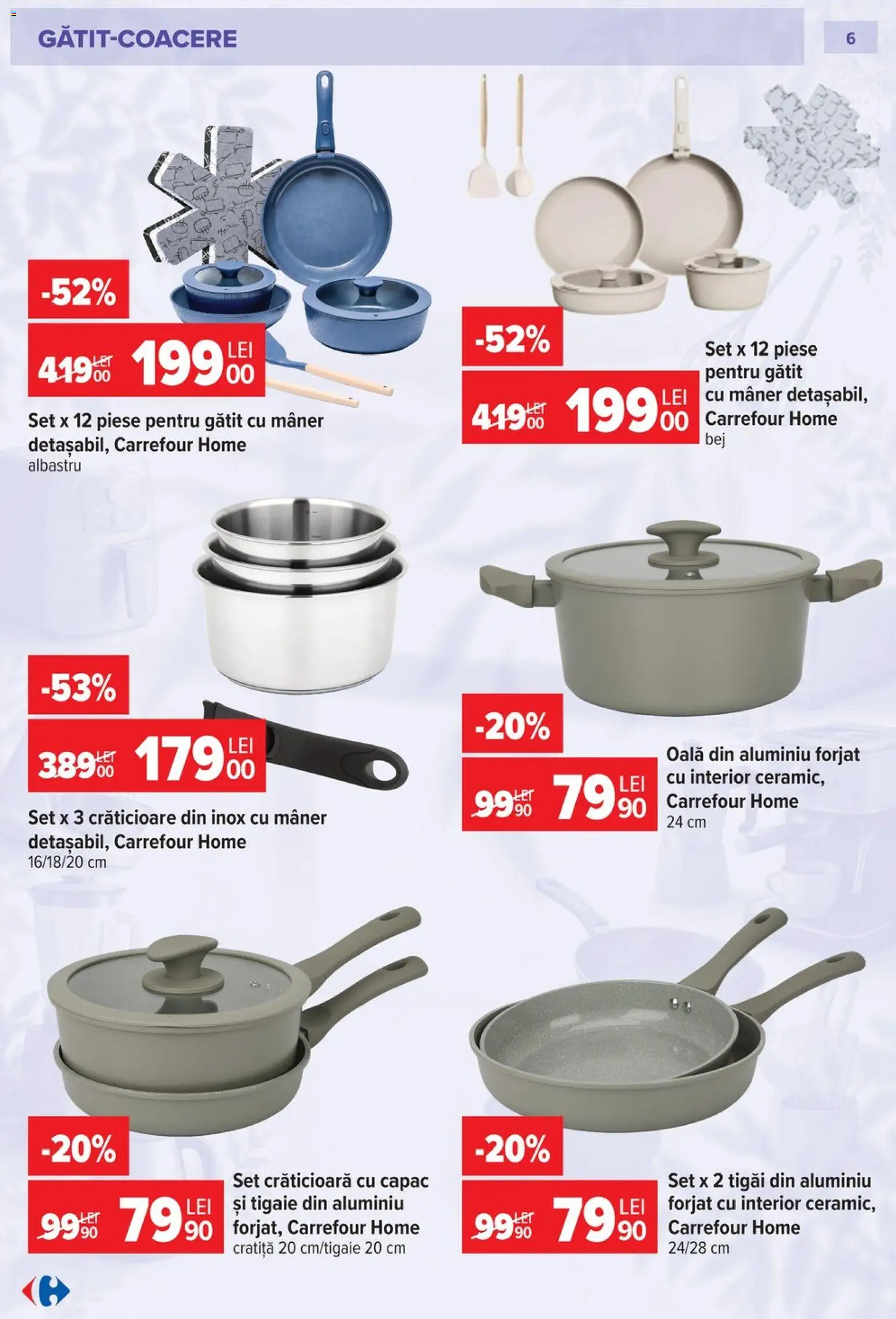 Catalog Carrefour 23 Septembrie - 26 Octombrie 2026 | Pagina 6 | Produse: Tigaie, Cratiță, Oală, Mâner