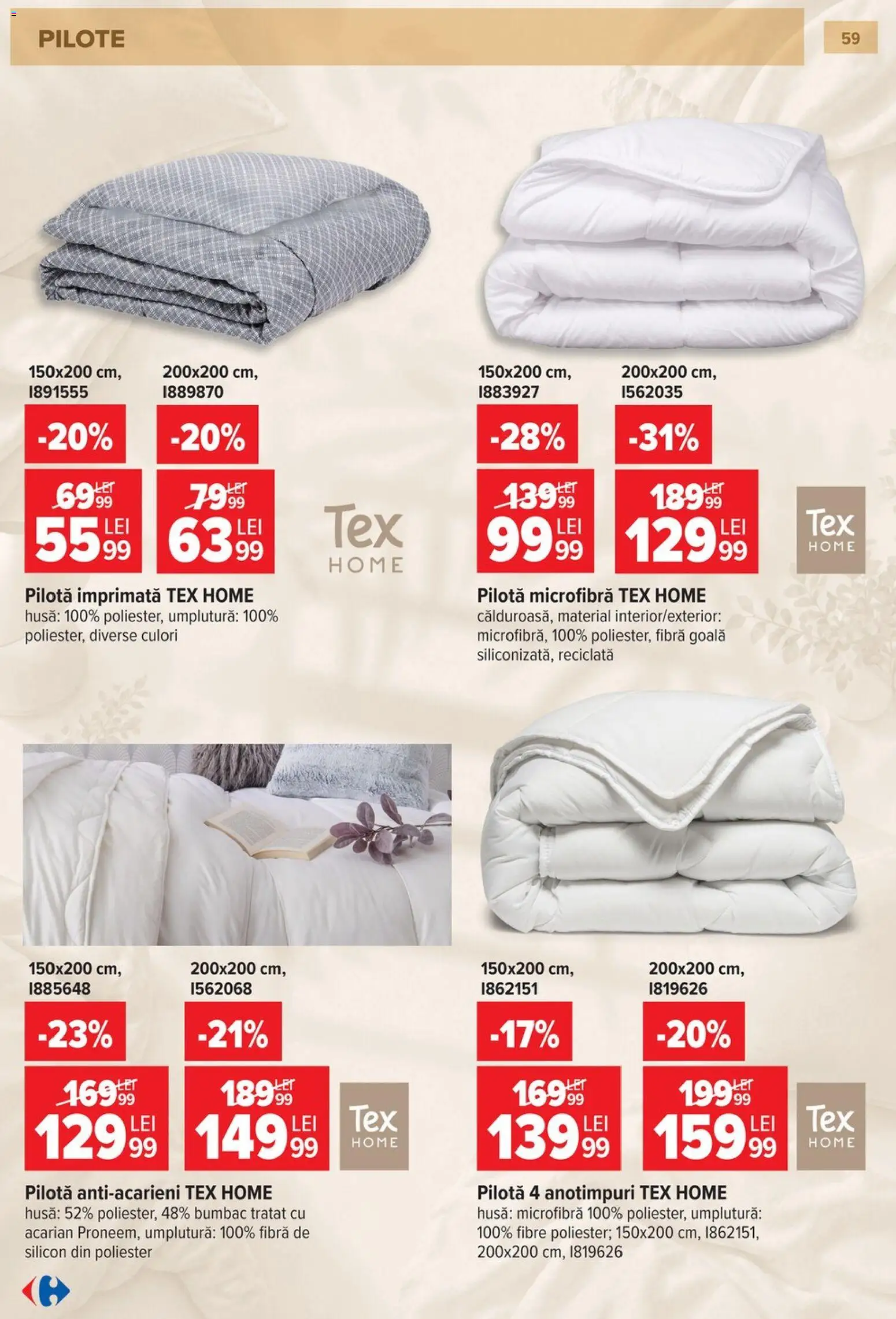 Catalog Carrefour 23 Septembrie - 26 Octombrie 2026 | Pagina 60 | Produse: Pilotă, Tex