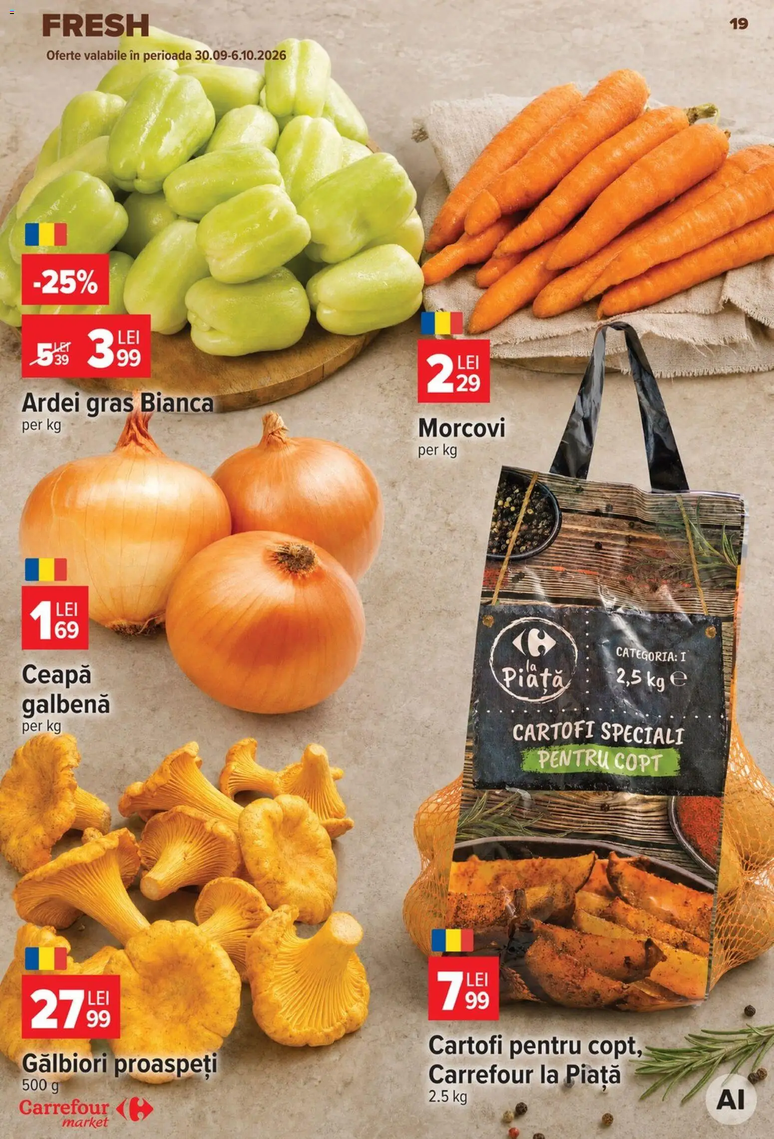Catalog Carrefour 30 Septembrie - 12 Octombrie 2026 | Pagina 19 | Produse: Ardei, Morcovi, Cartofi, Ceapă