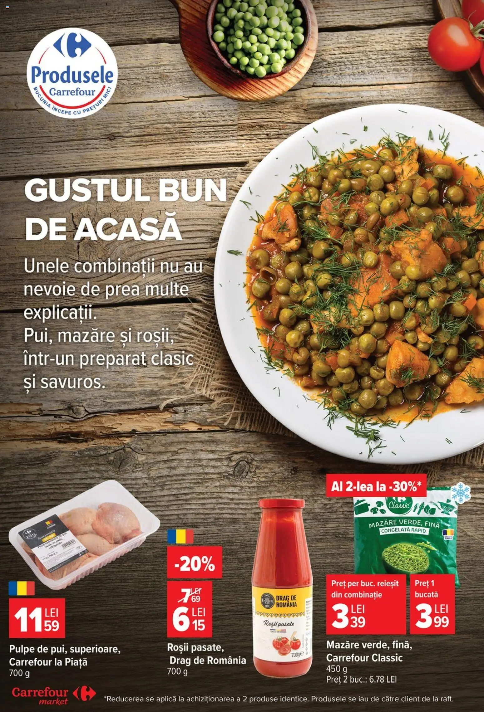 Catalog Carrefour 30 Septembrie - 12 Octombrie 2026 | Pagina 27 | Produse: Mazăre, Carrefour Classic, Aplică, Roșii