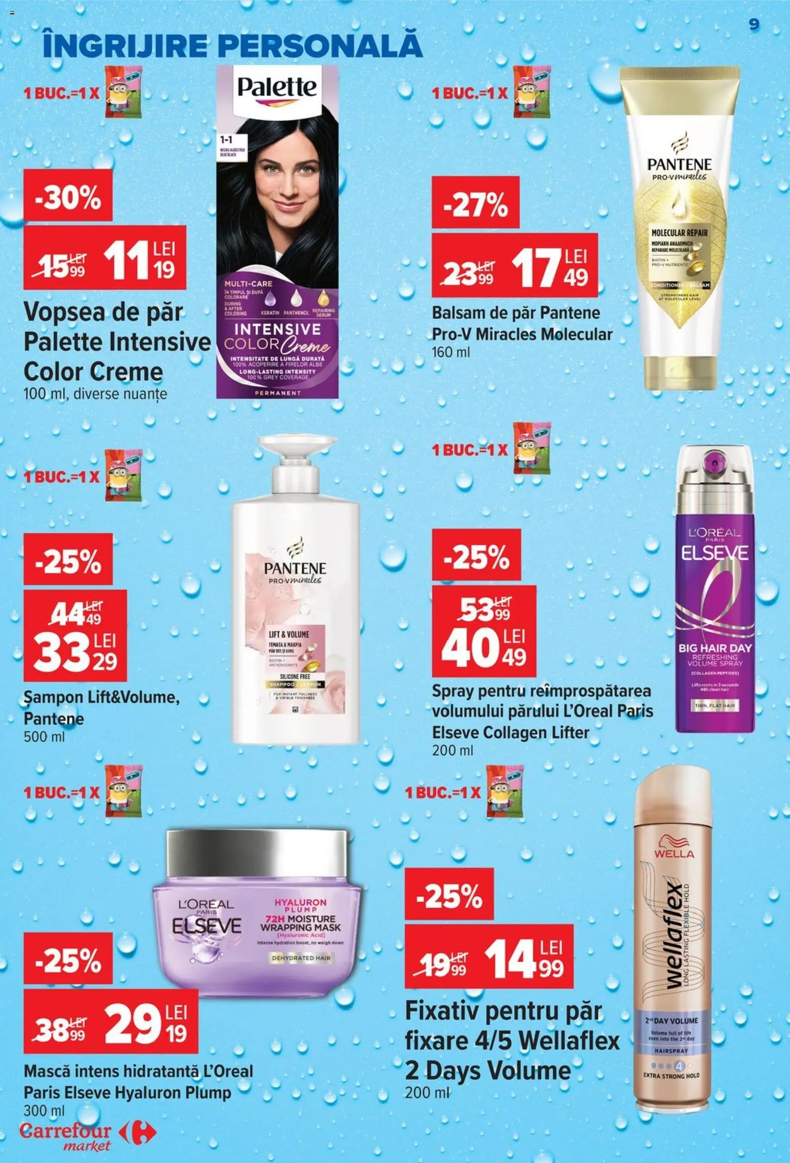 Catalog Carrefour 30 Septembrie - 12 Octombrie 2026 | Pagina 9 | Produse: Grey, Balsam, Balsam de păr, Vopsea de păr
