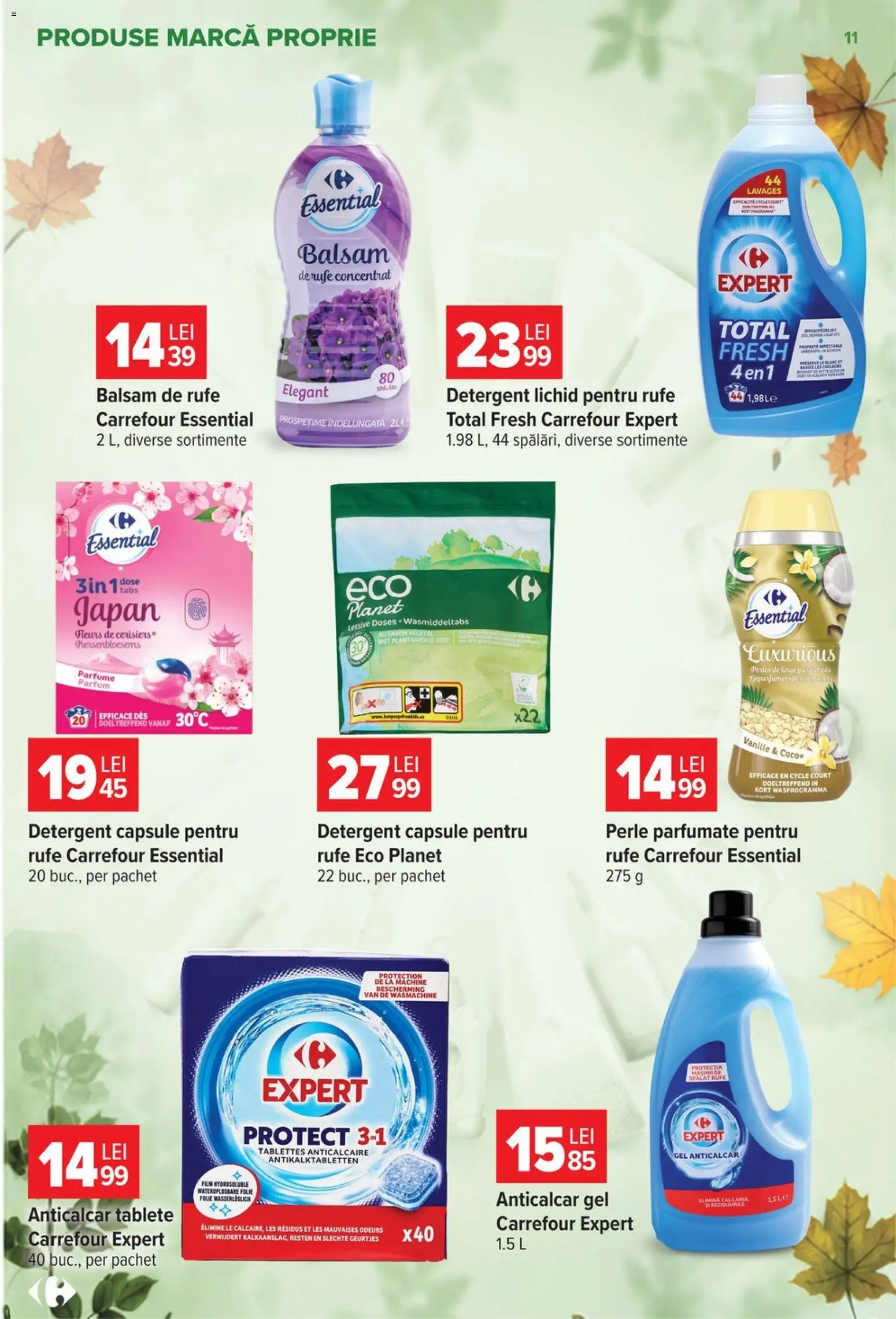 Catalog Carrefour 30 Septembrie - 12 Octombrie 2026 | Pagina 11 | Produse: Detergent Capsule, Parfum, Balsam, Balsam de rufe