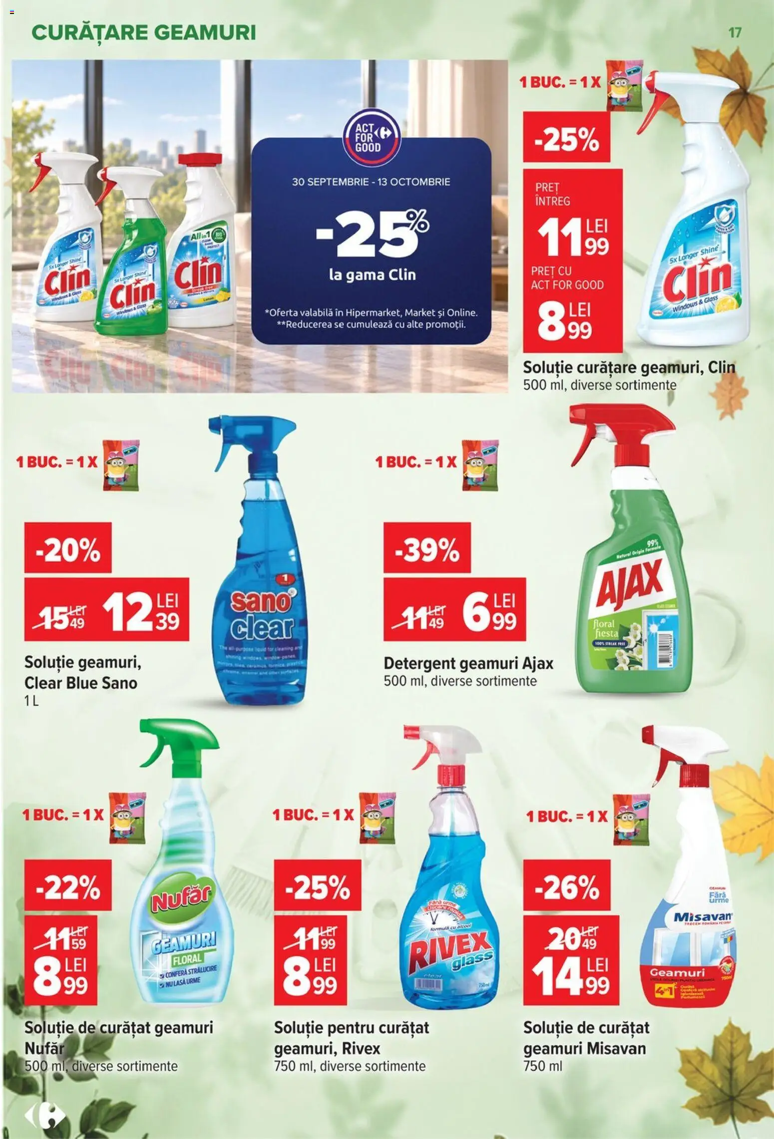 Catalog Carrefour 30 Septembrie - 12 Octombrie 2026 | Pagina 17 | Produse: Clear, Detergent