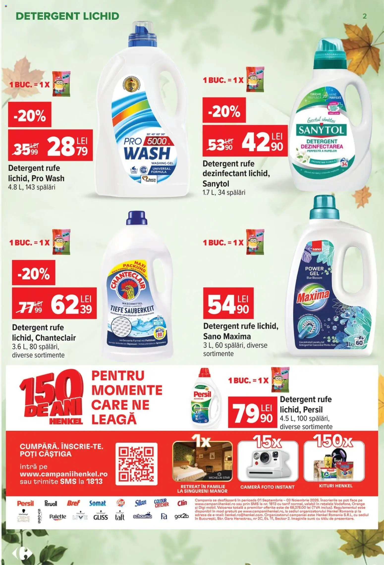 Catalog Carrefour 30 Septembrie - 12 Octombrie 2026 | Pagina 2 | Produse: Silan, Cameră, Detergent, Haine