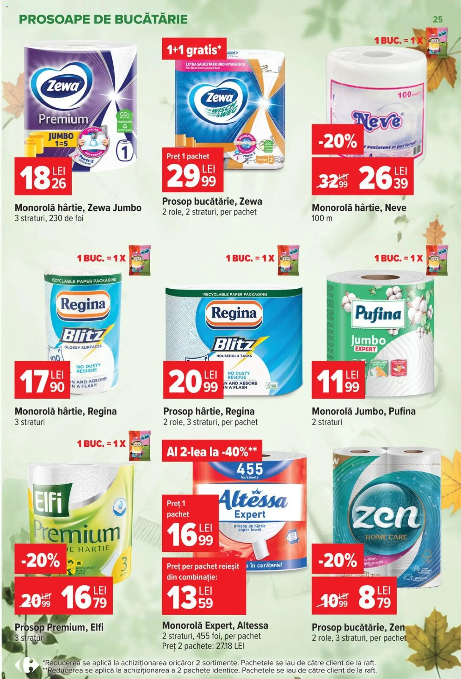 Catalog Carrefour 30 Septembrie - 12 Octombrie 2026 | Pagina 25 | Produse: Regina, Prosoape de bucătărie, Aplică, Bucătărie