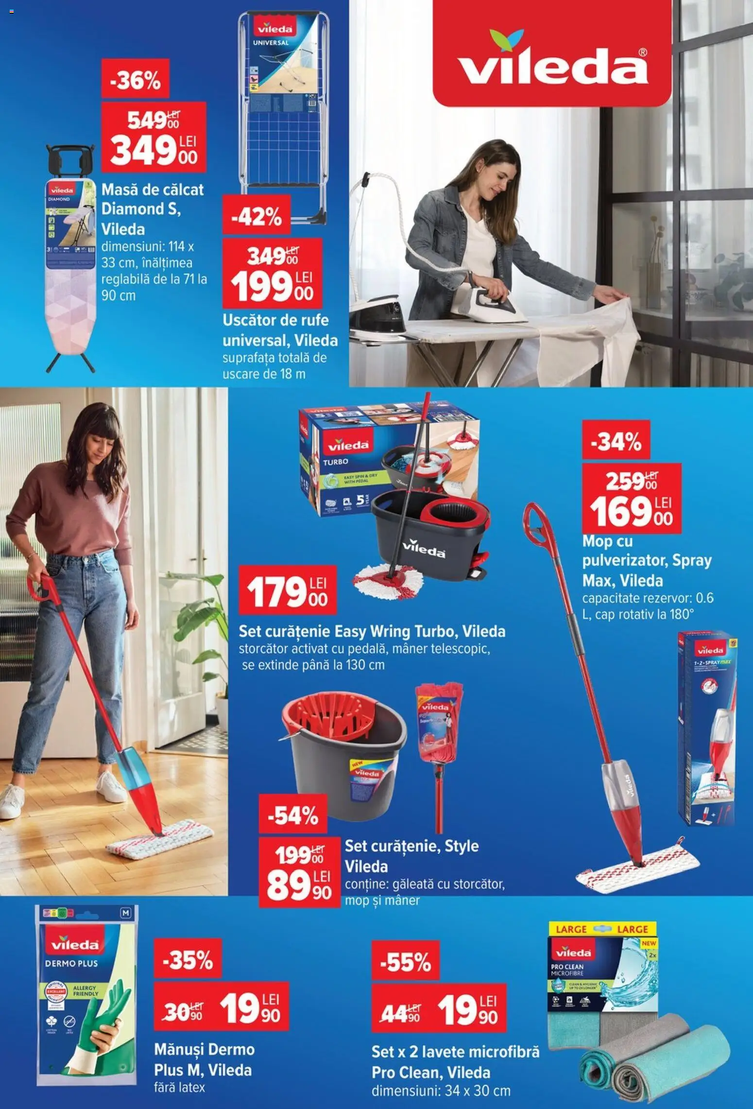 Catalog Carrefour 30 Septembrie - 12 Octombrie 2026 | Pagina 31 | Produse: Clean, Uscător de Rufe, Vileda, Plus