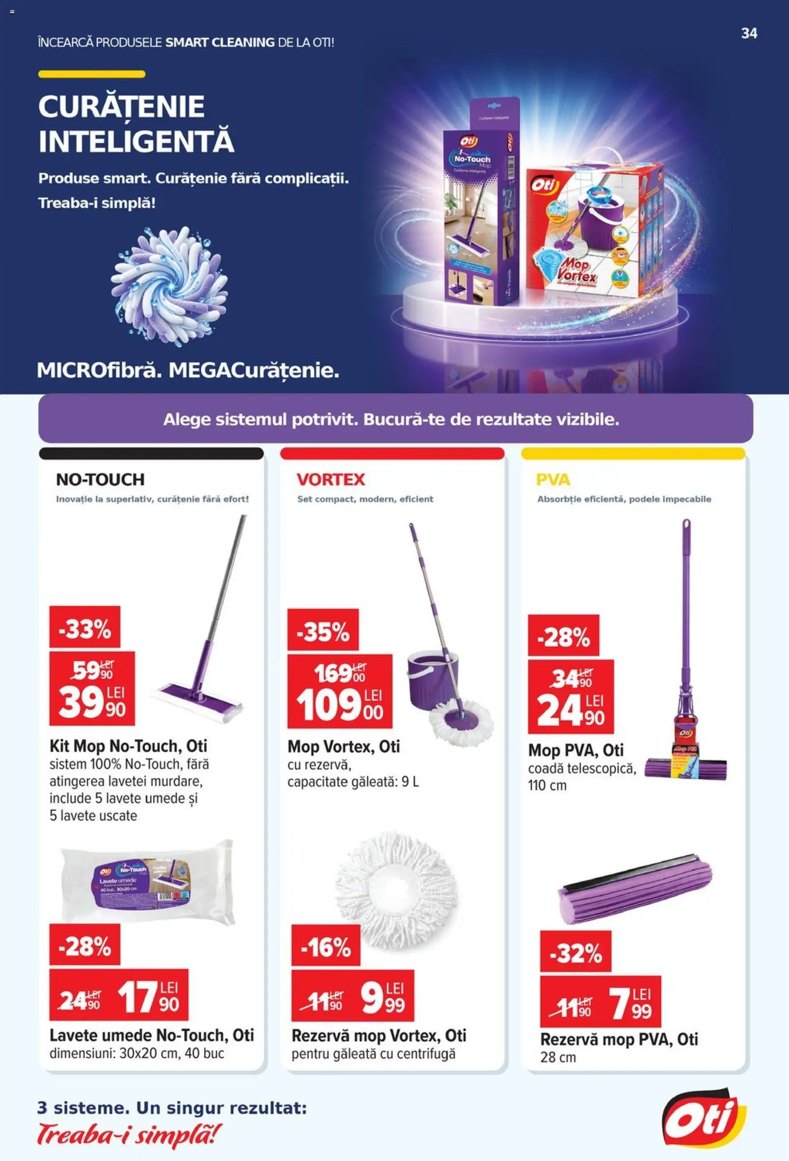 Catalog Carrefour 30 Septembrie - 12 Octombrie 2026 | Pagina 34 | Produse: Mop, Lavete, Oti