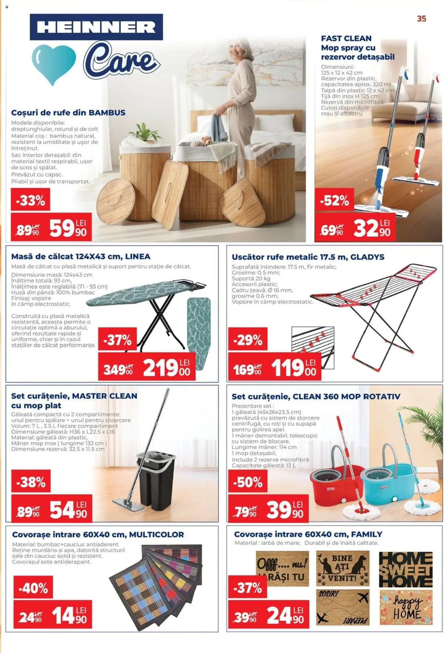 Catalog Carrefour 30 Septembrie - 12 Octombrie 2026 | Pagina 35 | Produse: Uscător, Mop, Masă, Suport