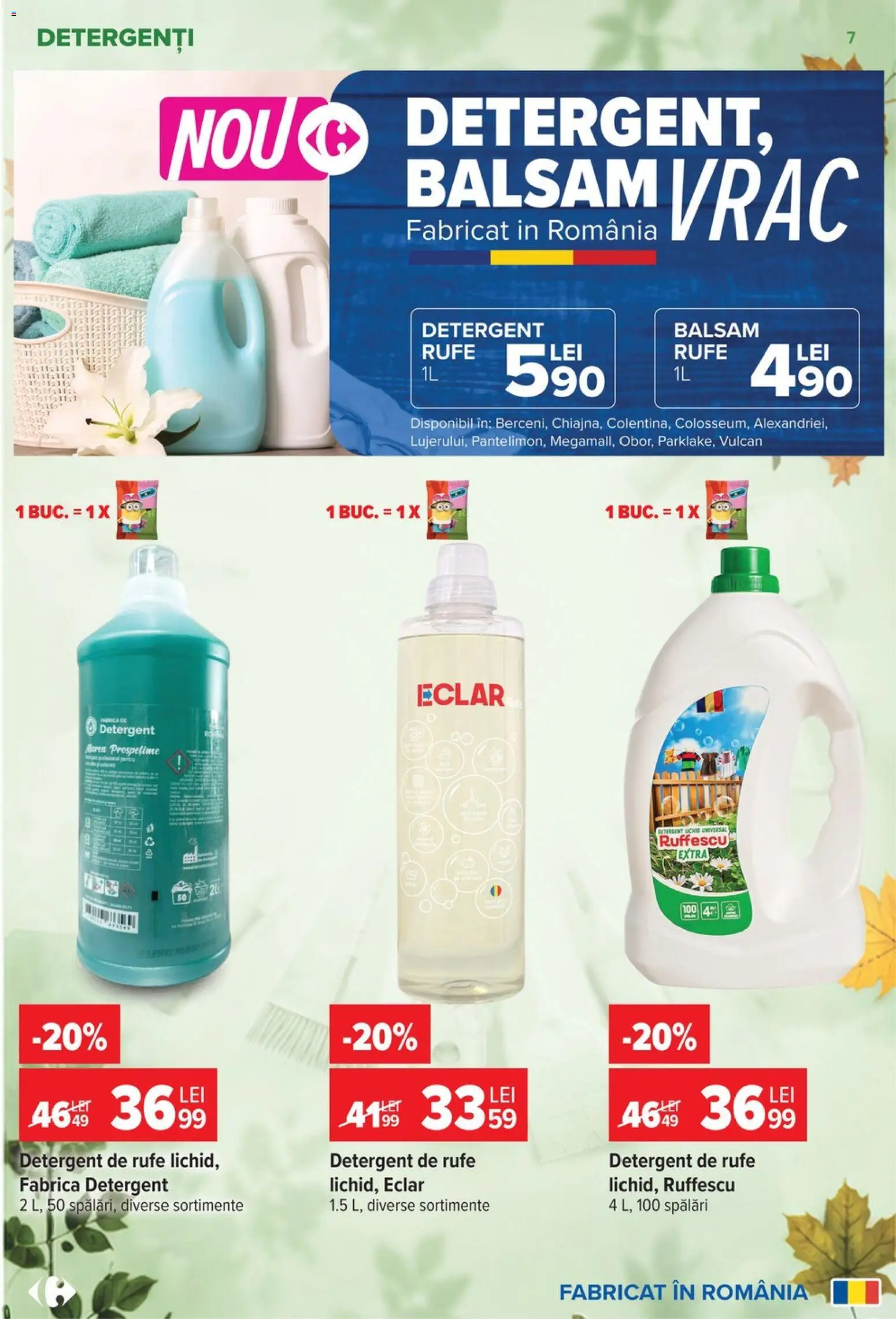 Catalog Carrefour 30 Septembrie - 12 Octombrie 2026 | Pagina 7 | Produse: Balsam, Detergent