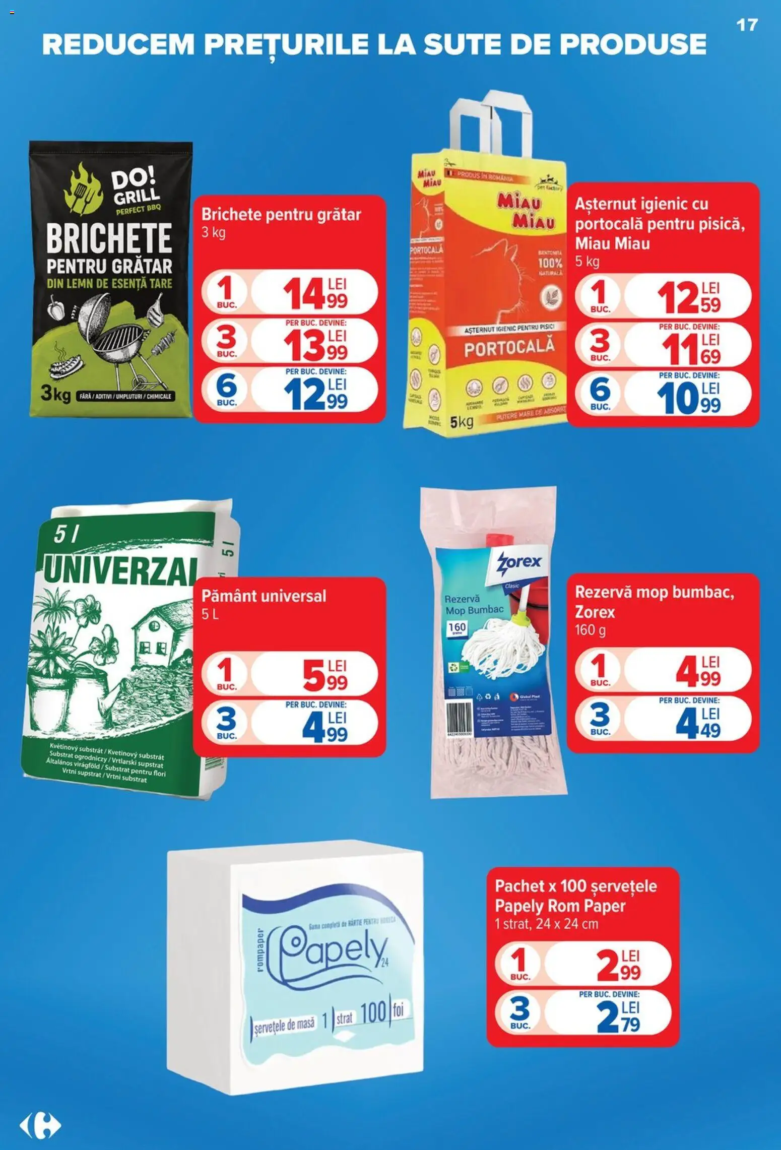 Catalog Carrefour 30 Septembrie - 12 Octombrie 2026 | Pagina 17 | Produse: Mop, Rom, Brichete, Flori