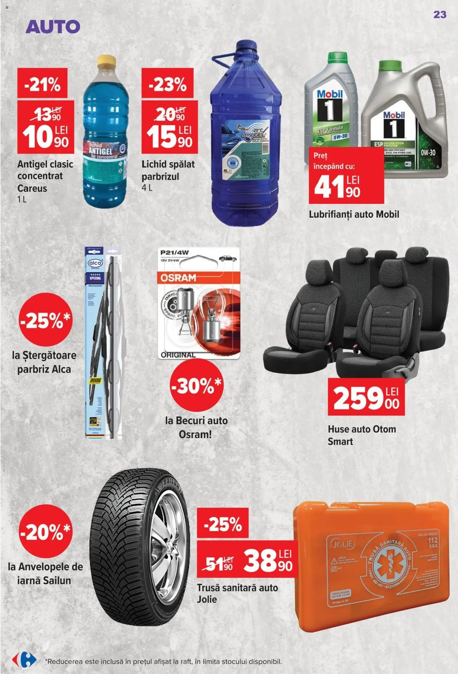 Catalog Carrefour 30 Septembrie - 12 Octombrie 2026 | Pagina 22 | Produse: Parbriz, Ușă