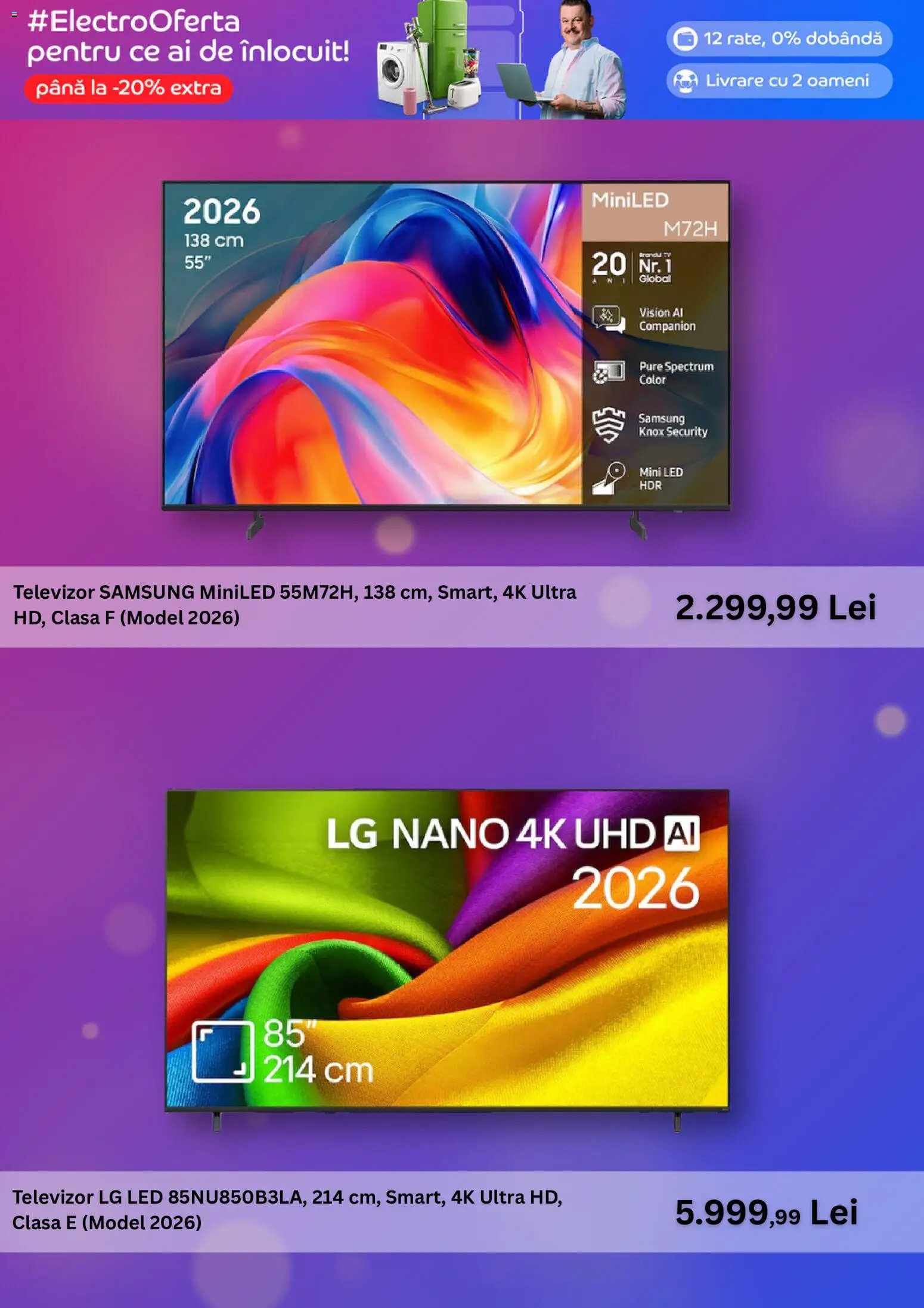 Catalog eMag 28 Septembrie - 3 Octombrie 2026 | Pagina 2 | Produse: Televizor, LED