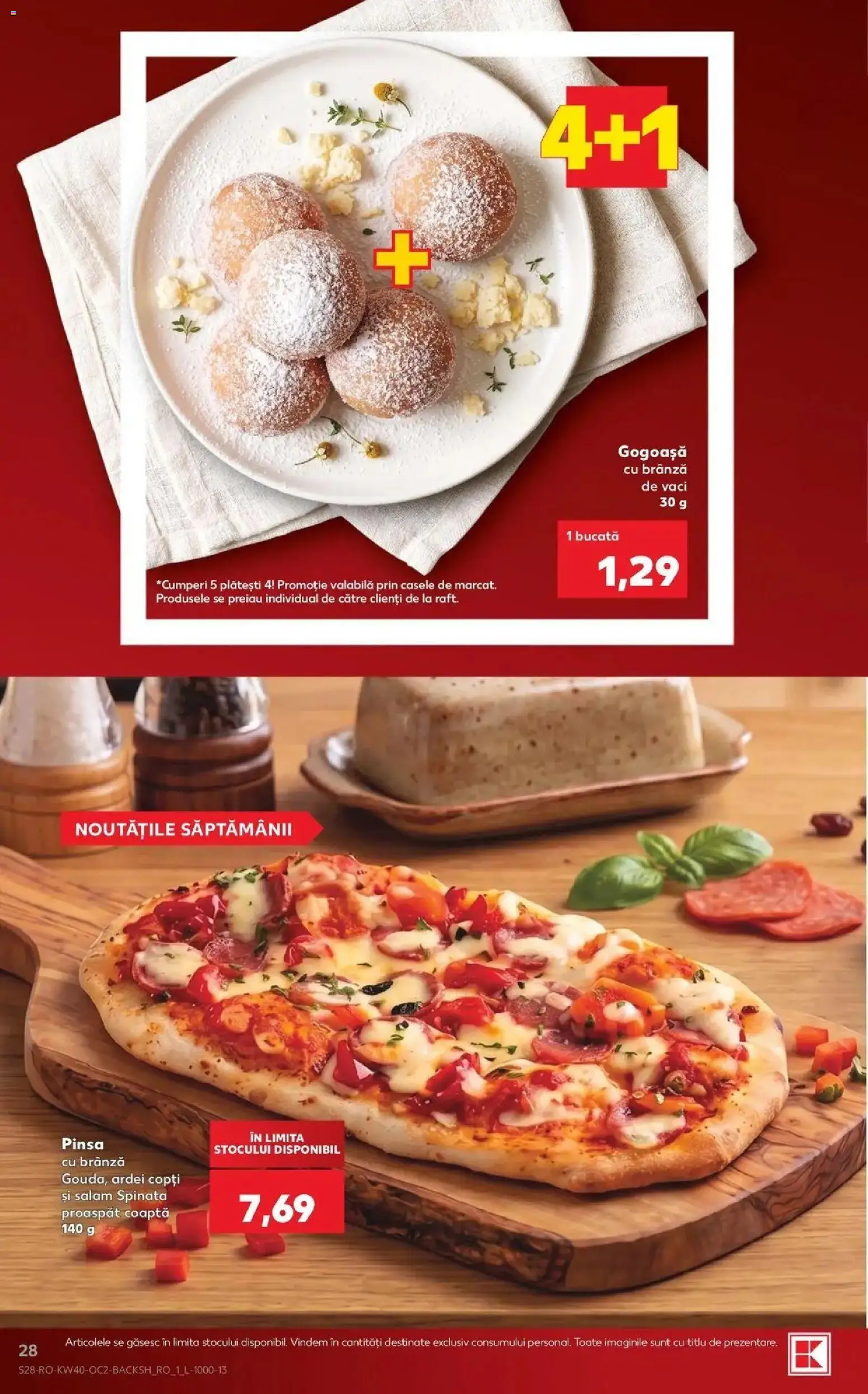 Catalog Kaufland 30 Septembrie - 5 Octombrie 2026 | Pagina 28 | Produse: Gogoasa, Ardei, Brânză, Salam