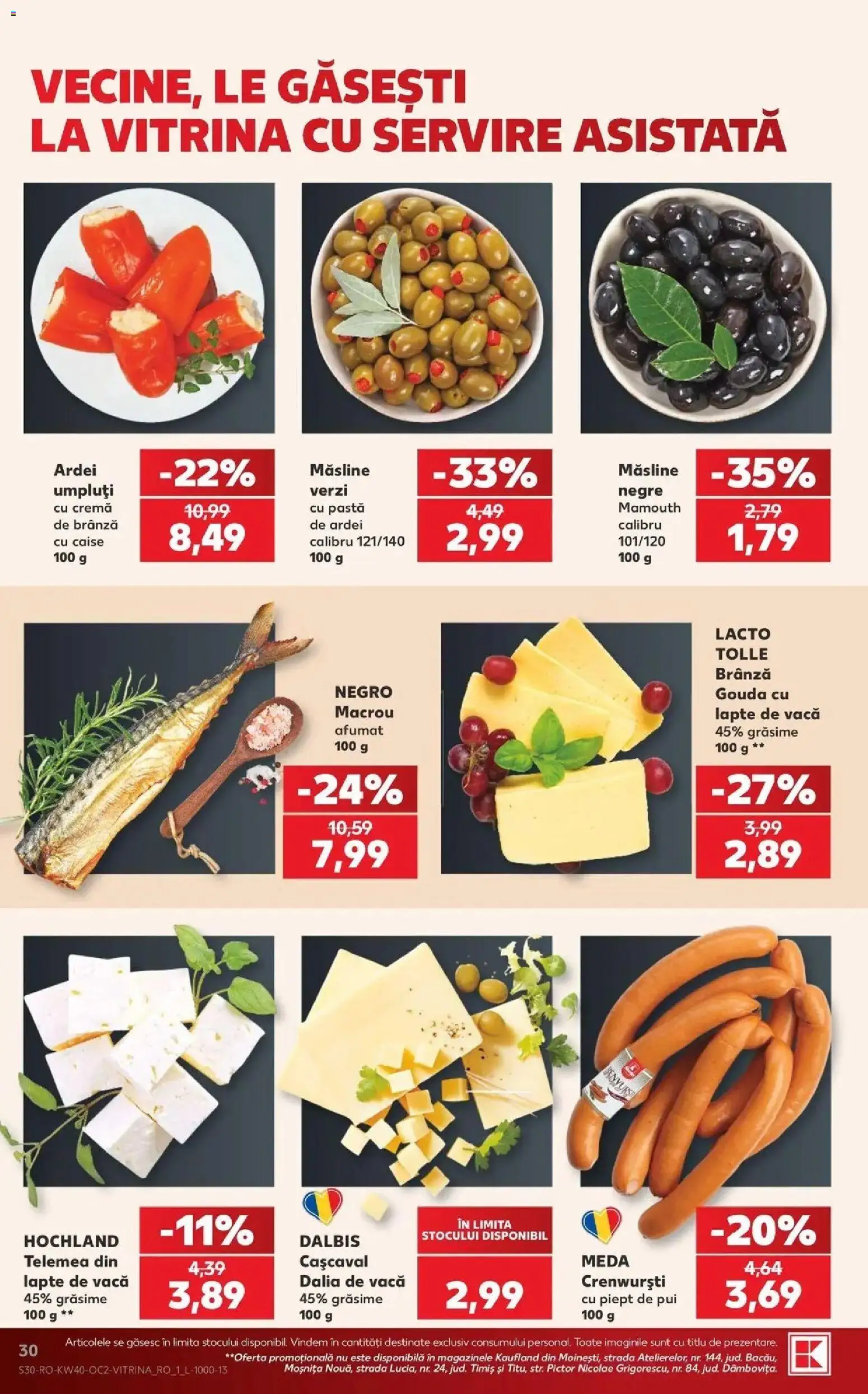 Catalog Kaufland 30 Septembrie - 5 Octombrie 2026 | Pagina 30 | Produse: Macrou, Lapte, Cremă, Gouda