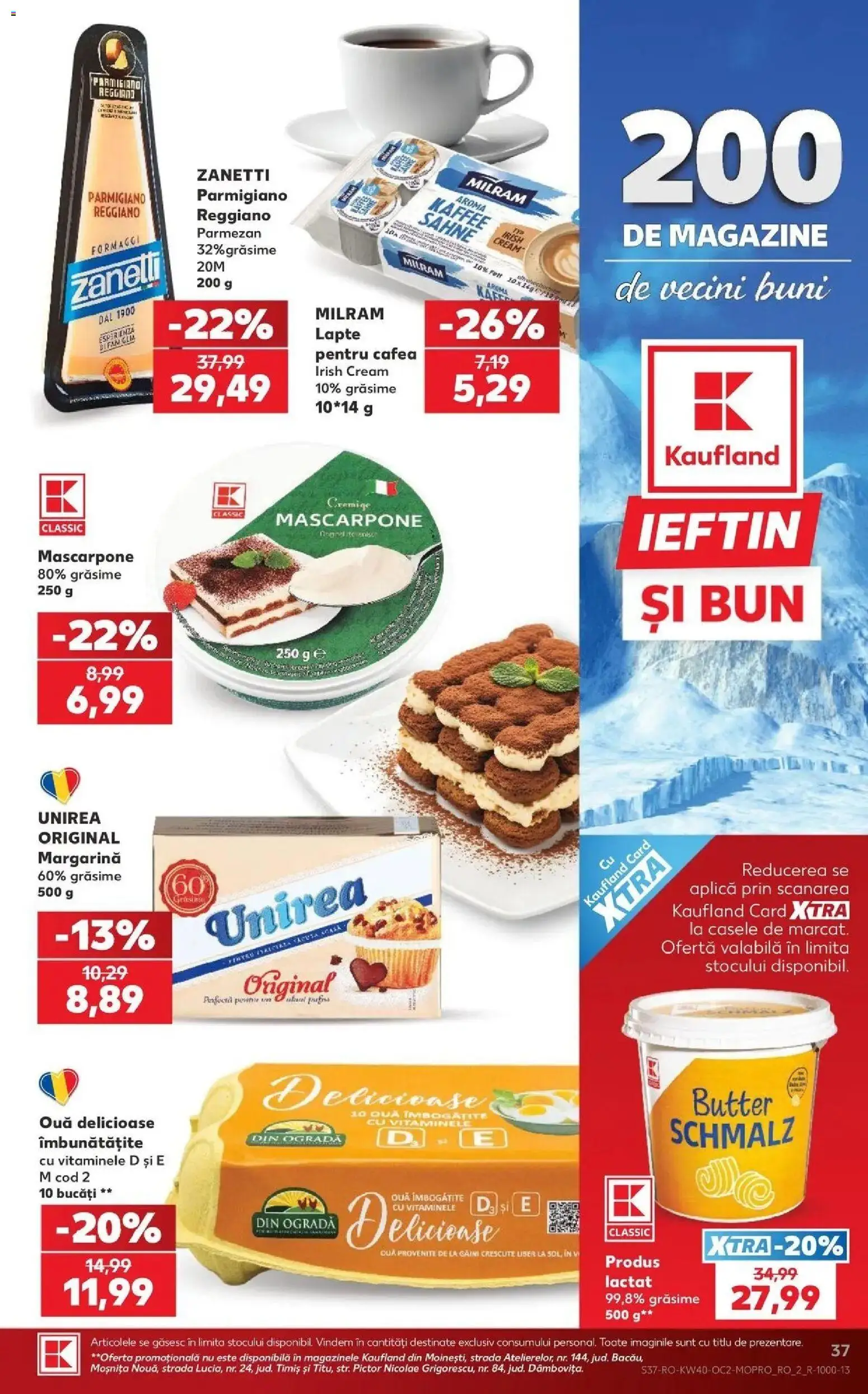 Catalog Kaufland 30 Septembrie - 5 Octombrie 2026 | Pagina 37 | Produse: Aplică, Lapte, Cafea, Parmezan