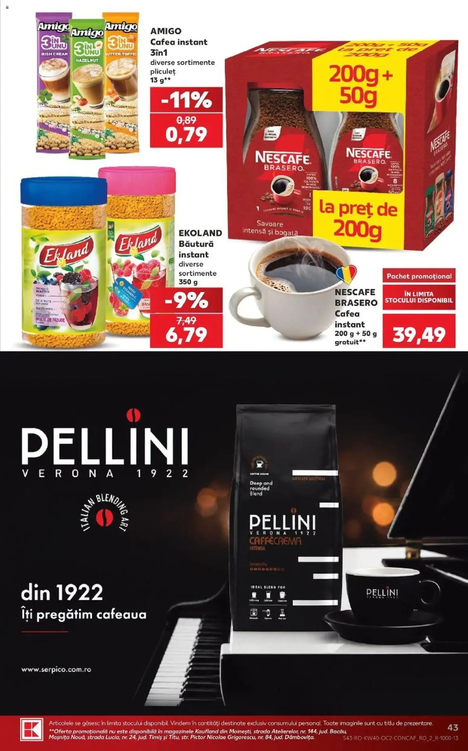 Catalog Kaufland 30 Septembrie - 5 Octombrie 2026 | Pagina 43 | Produse: Cafea