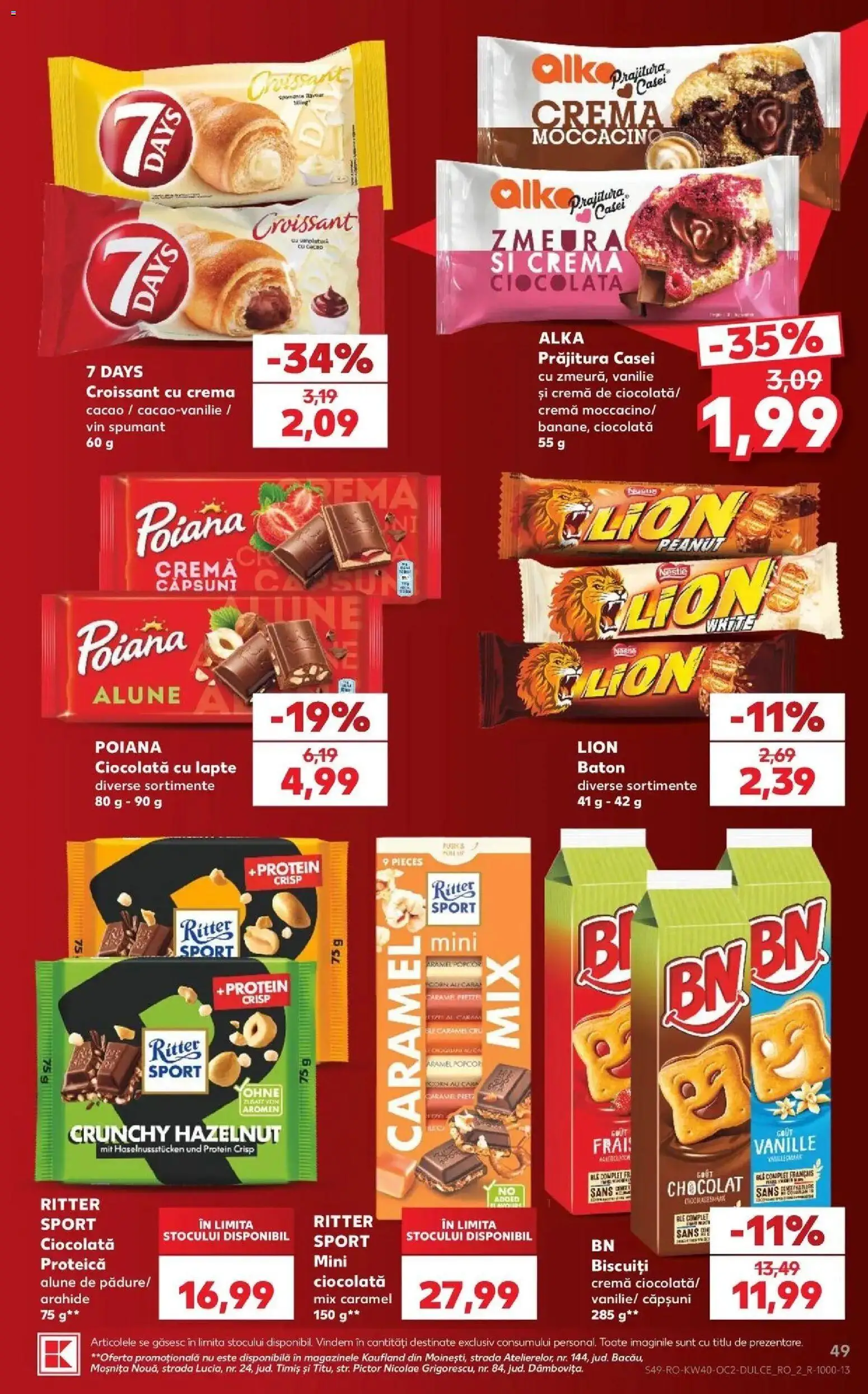Catalog Kaufland 30 Septembrie - 5 Octombrie 2026 | Pagina 49 | Produse: Alune, Sport, Căpșuni, Cacao