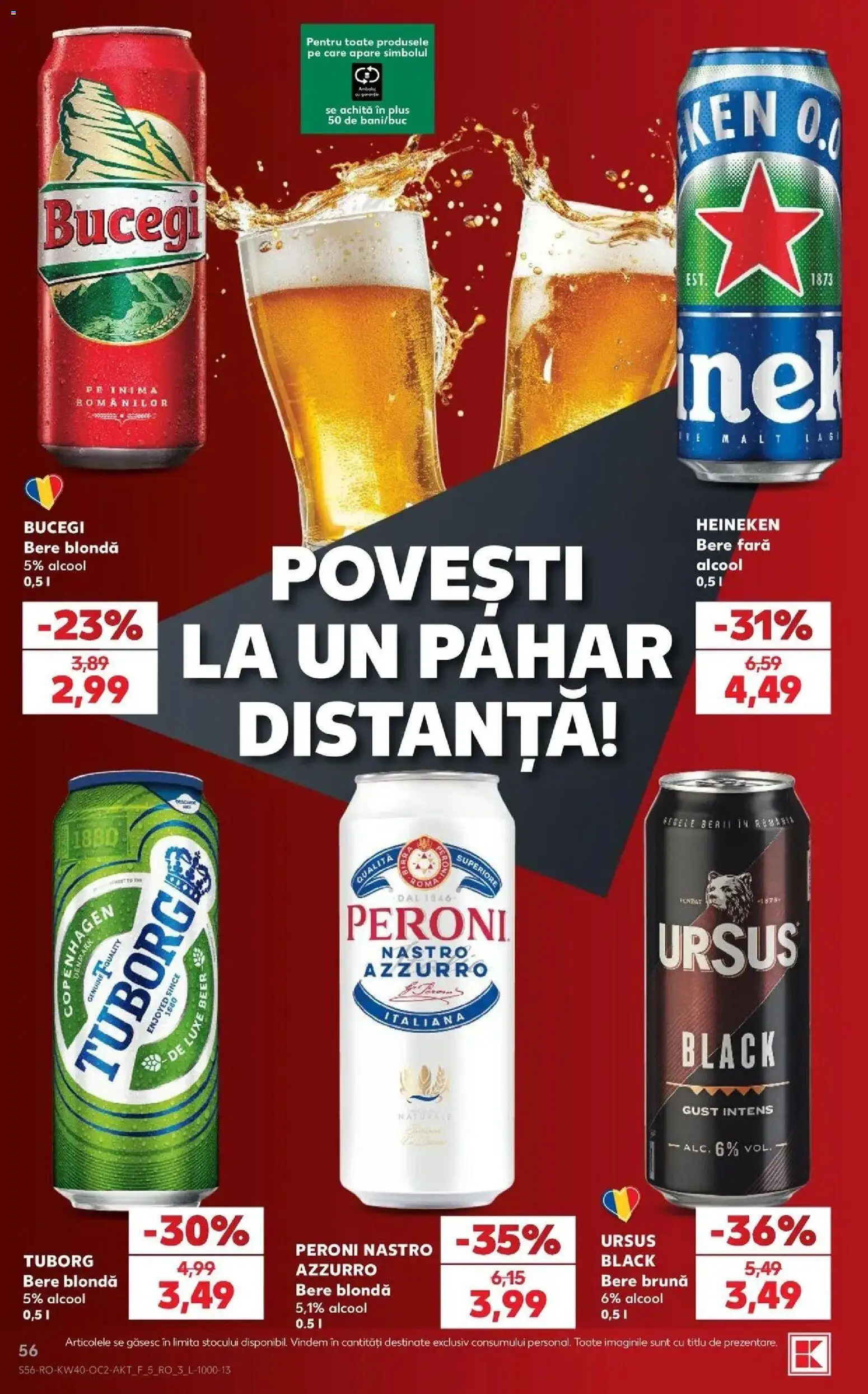 Catalog Kaufland 30 Septembrie - 5 Octombrie 2026 | Pagina 56 | Produse: Ursus, Bere, Plus, Black