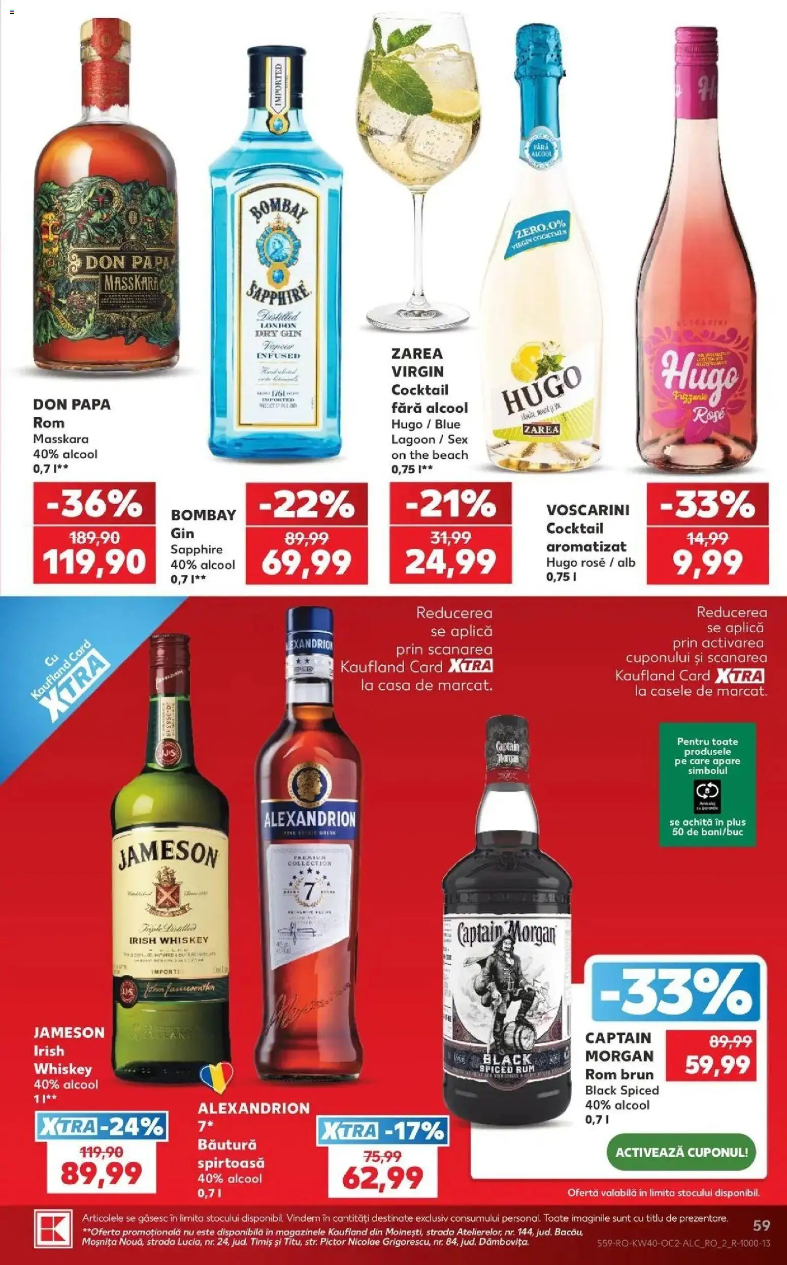 Catalog Kaufland 30 Septembrie - 5 Octombrie 2026 | Pagina 59 | Produse: Jameson, Whiskey, Plus, Black