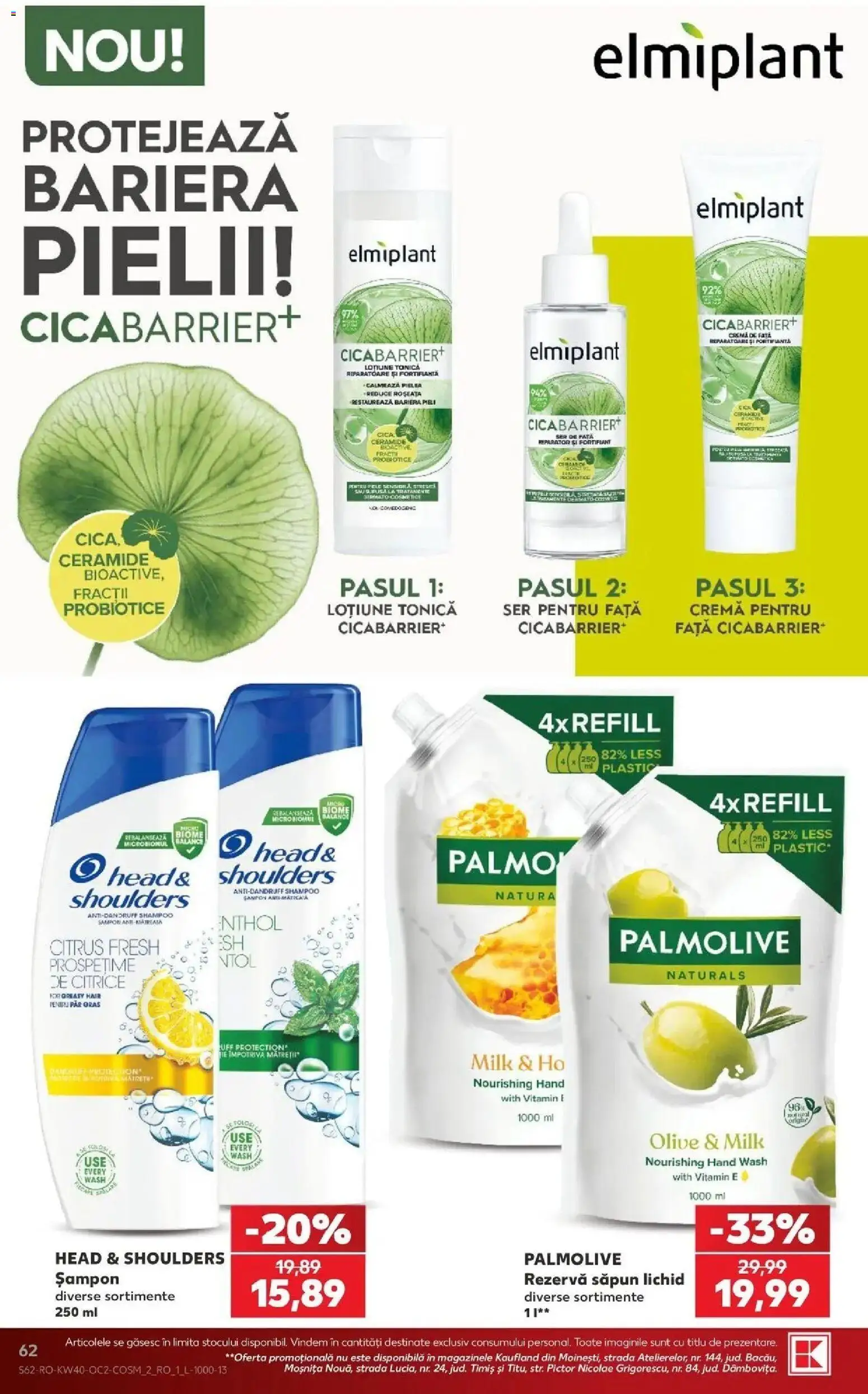 Catalog Kaufland 30 Septembrie - 5 Octombrie 2026 | Pagina 62 | Produse: Loțiune tonică, Cremă, Săpun lichid, Rezervă săpun