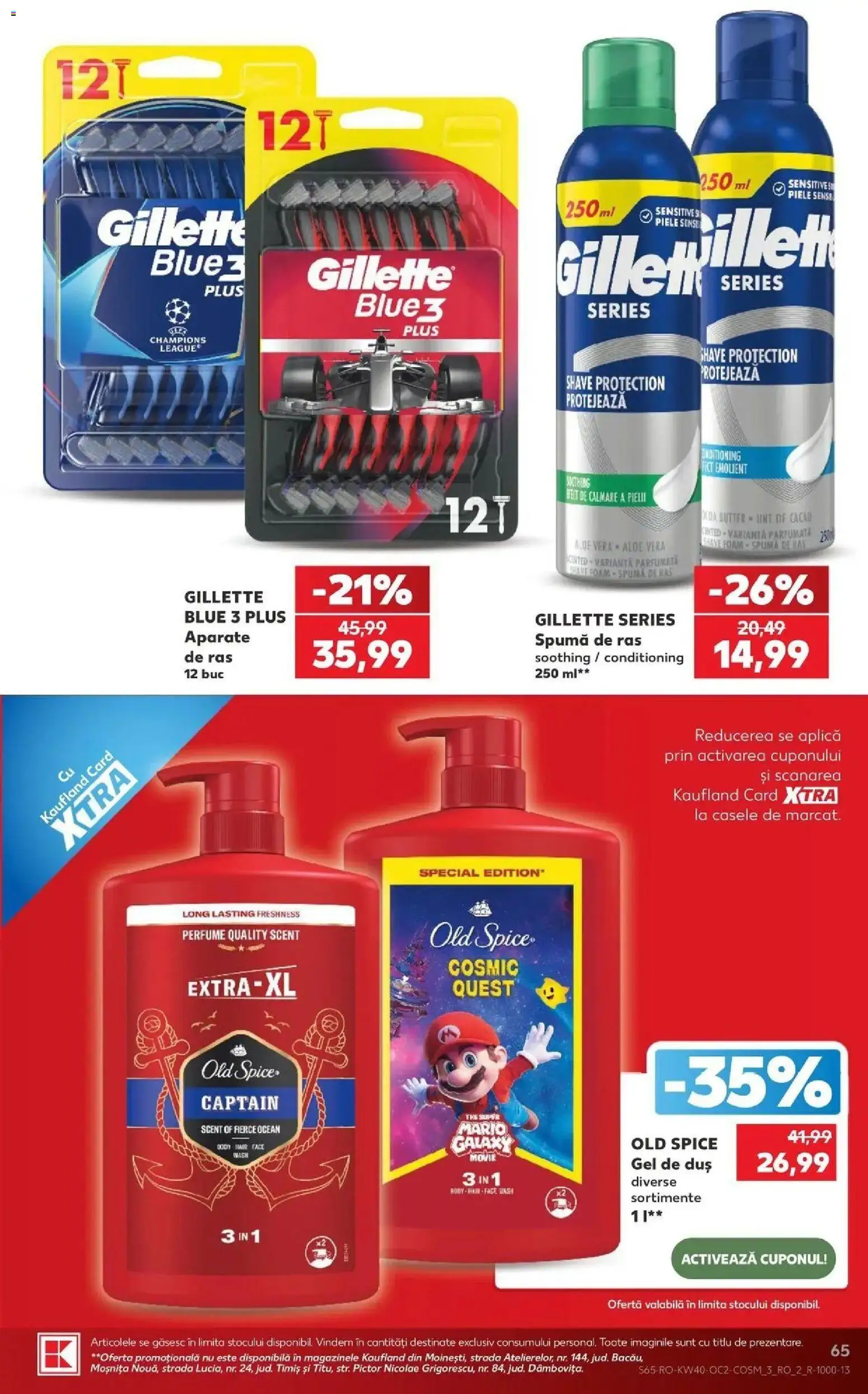 Catalog Kaufland 30 Septembrie - 5 Octombrie 2026 | Pagina 65 | Produse: Old Spice, Aplică, Unt, Spumă de ras