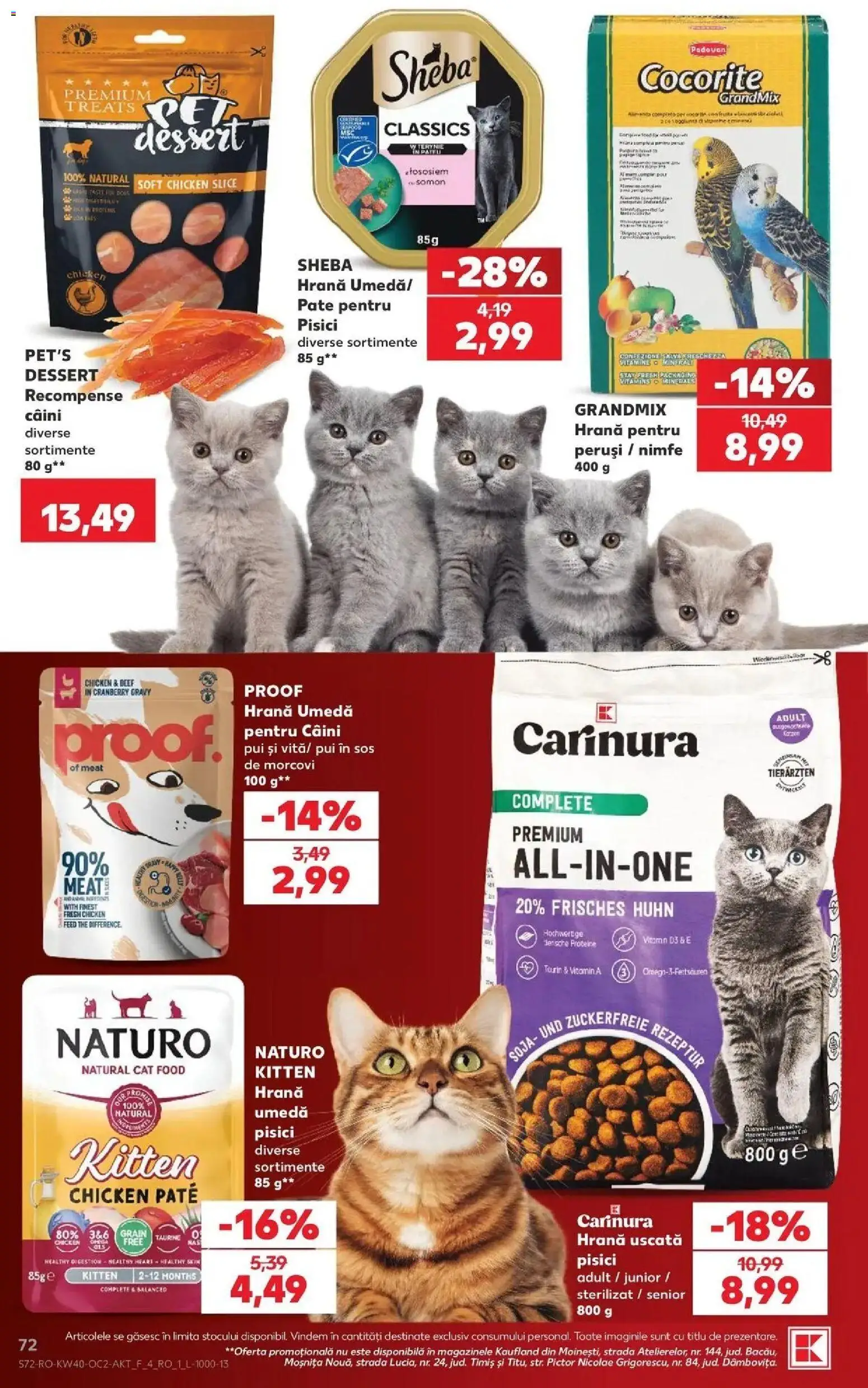 Catalog Kaufland 30 Septembrie - 5 Octombrie 2026 | Pagina 72 | Produse: Premium, Proteine, Pui, Sos