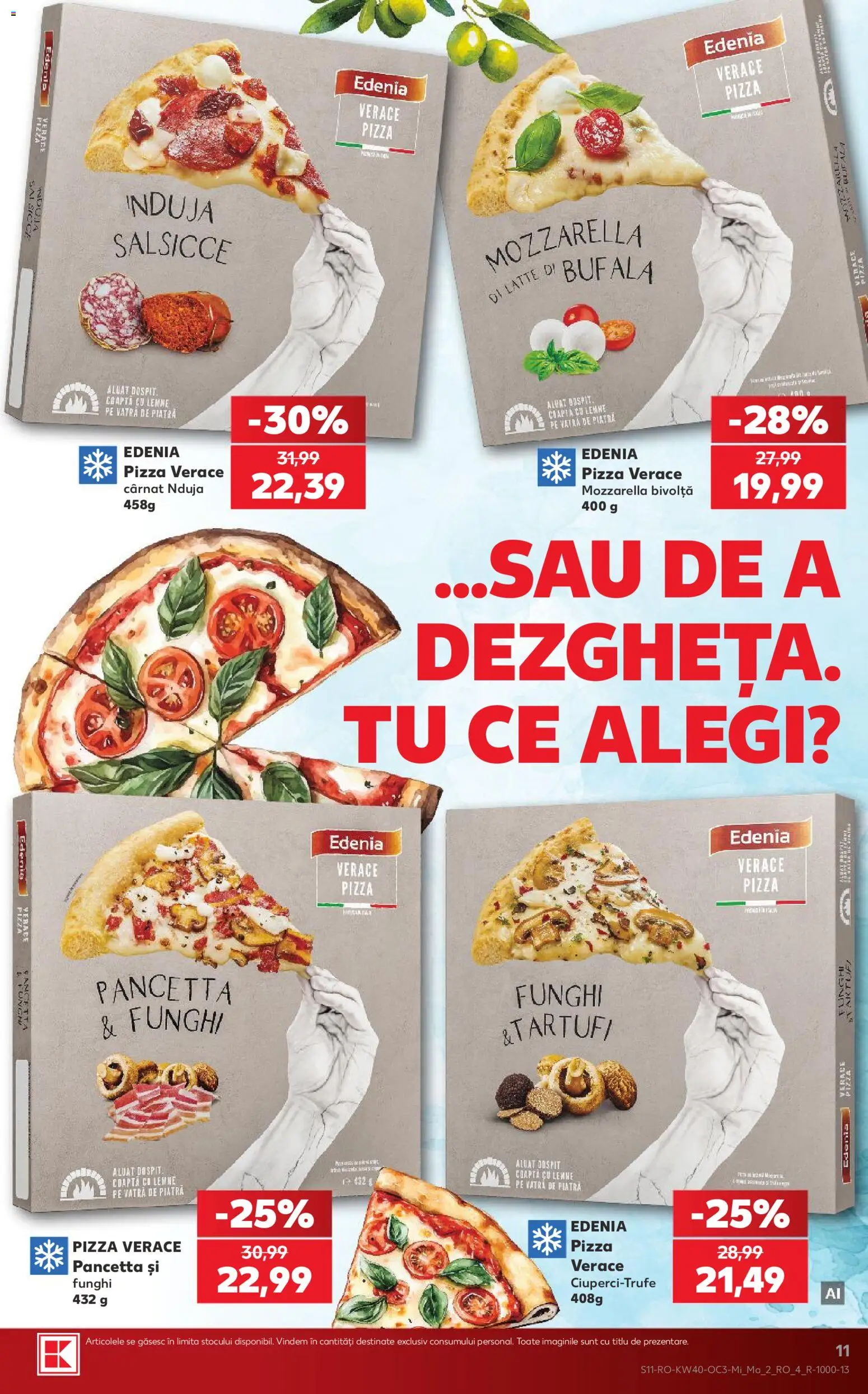 Catalog Kaufland 30 Septembrie - 5 Octombrie 2026 | Pagina 11 | Produse: Aluat, Mozzarella, Pizza