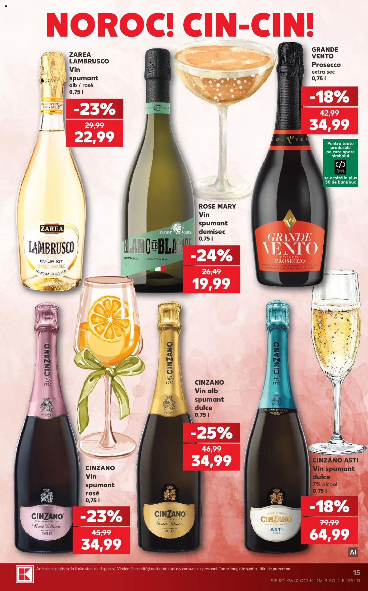 Catalog Kaufland 30 Septembrie - 5 Octombrie 2026 | Pagina 15 | Produse: Vită, Vin alb, Lambrusco, Bella