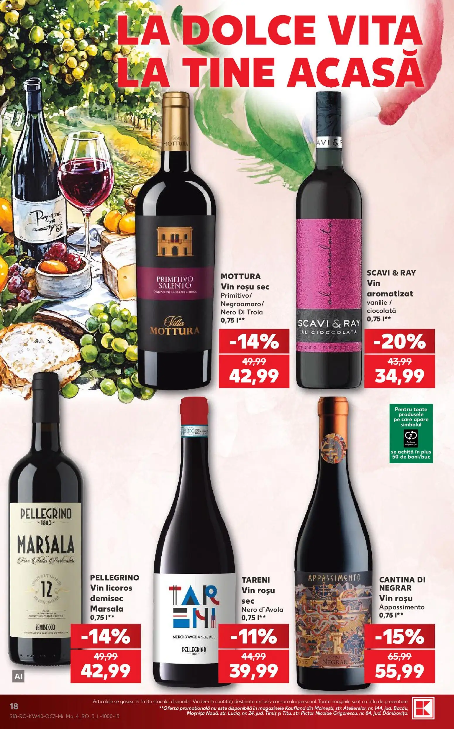 Catalog Kaufland 30 Septembrie - 5 Octombrie 2026 | Pagina 18 | Produse: Vin rosu, Ciocolată, Vin, Plus