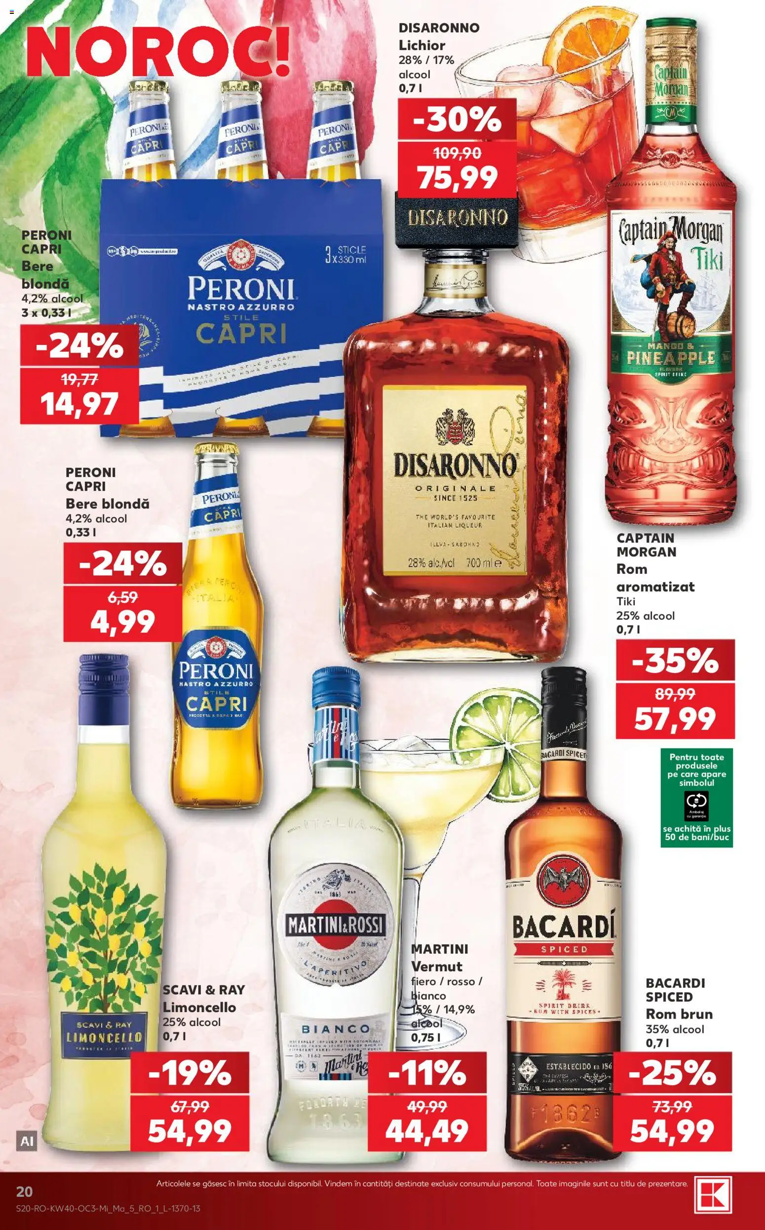 Catalog Kaufland 30 Septembrie - 5 Octombrie 2026 | Pagina 20 | Produse: Martini, Bere, Rom, Mango