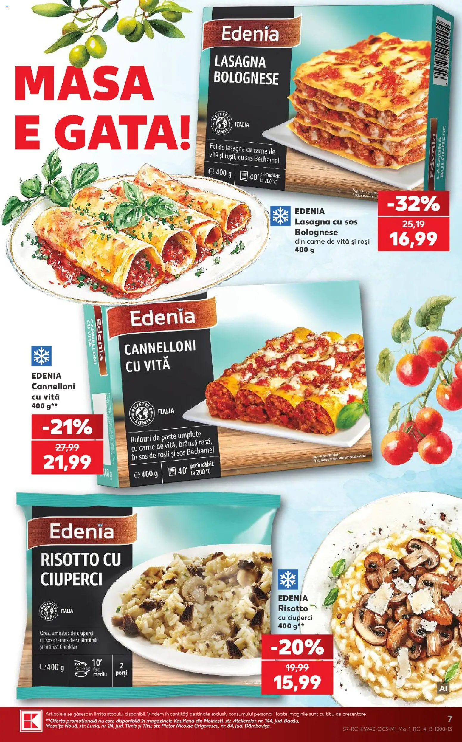 Catalog Kaufland 30 Septembrie - 5 Octombrie 2026 | Pagina 7 | Produse: Vită, Lasagna, Brânză, Amestec