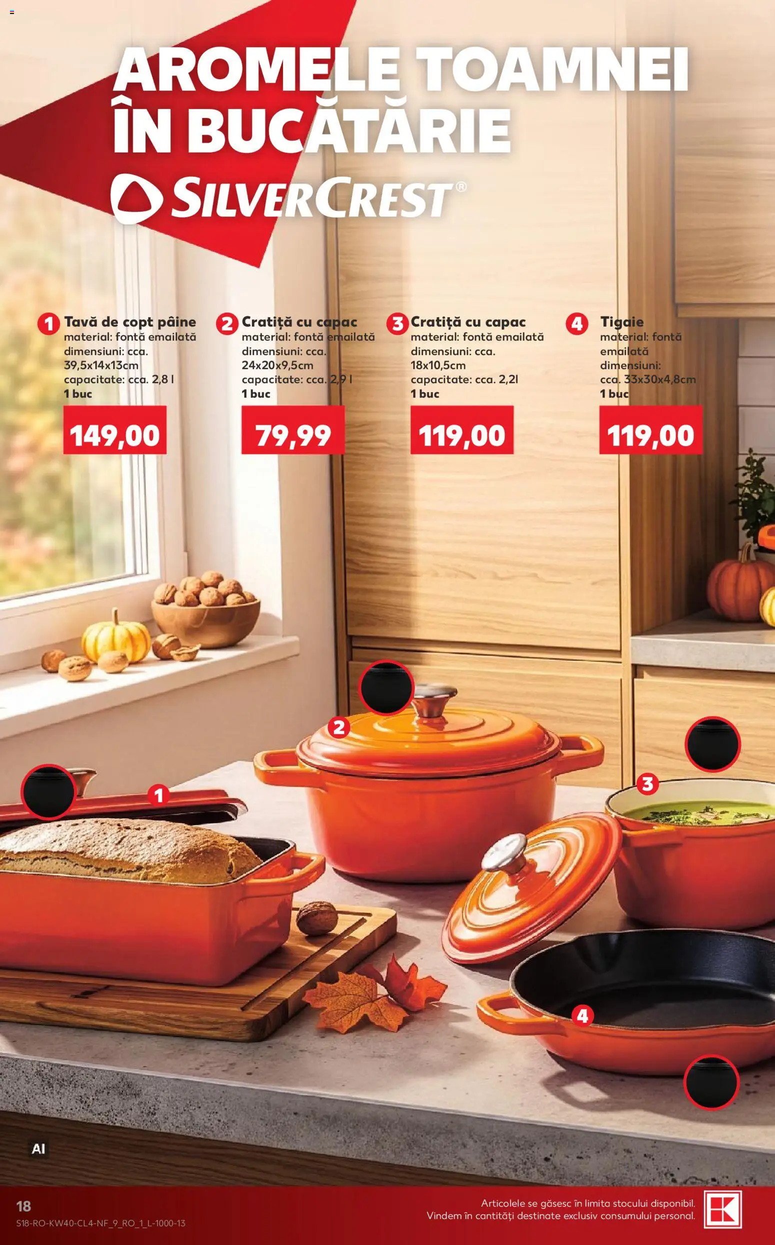 Catalog Kaufland 30 Septembrie - 5 Octombrie 2026 | Pagina 18 | Produse: Tava, Tigaie, Cratiță, Bucătărie