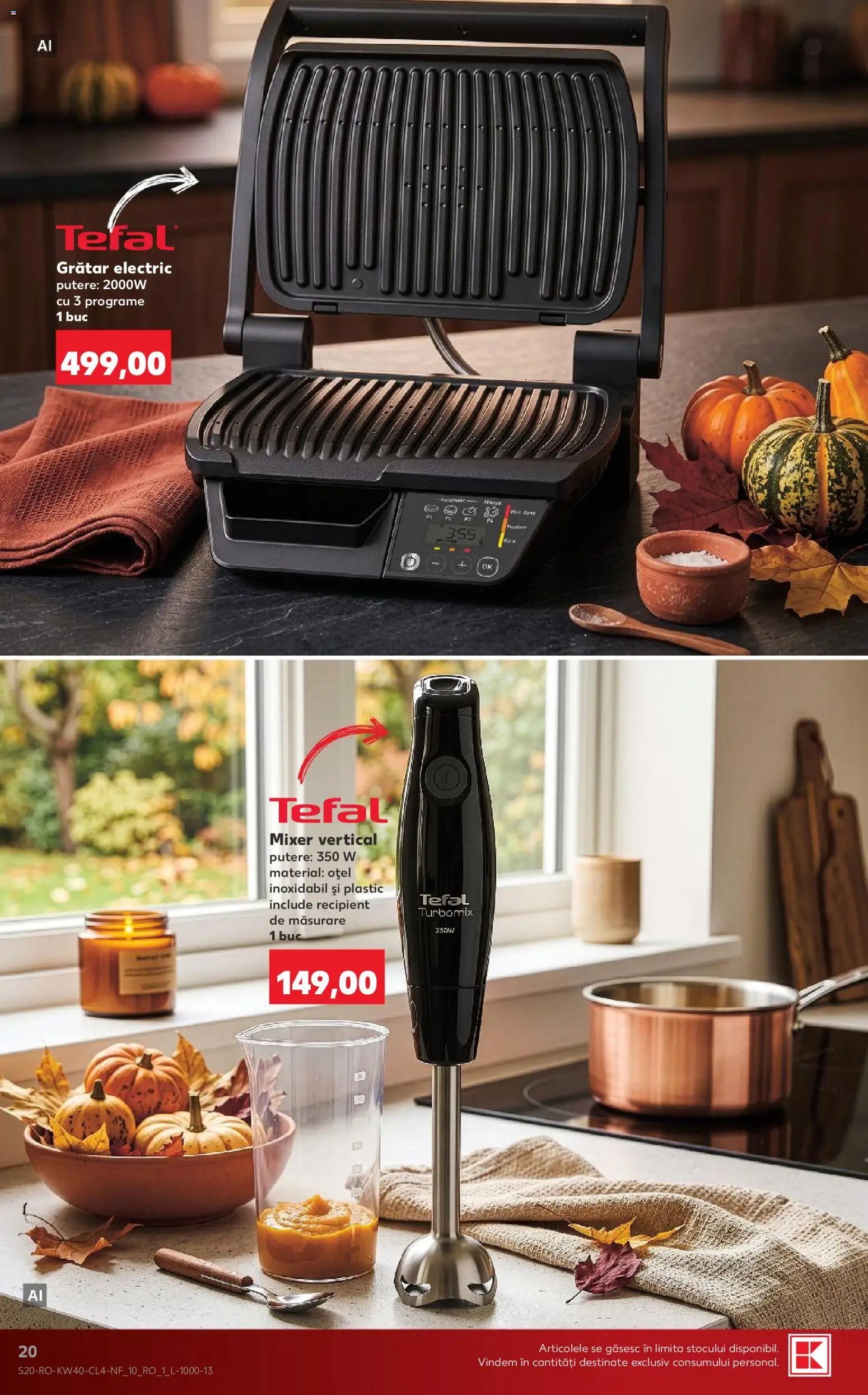 Catalog Kaufland 30 Septembrie - 5 Octombrie 2026 | Pagina 20 | Produse: Mixer, Grătar, Mixer vertical
