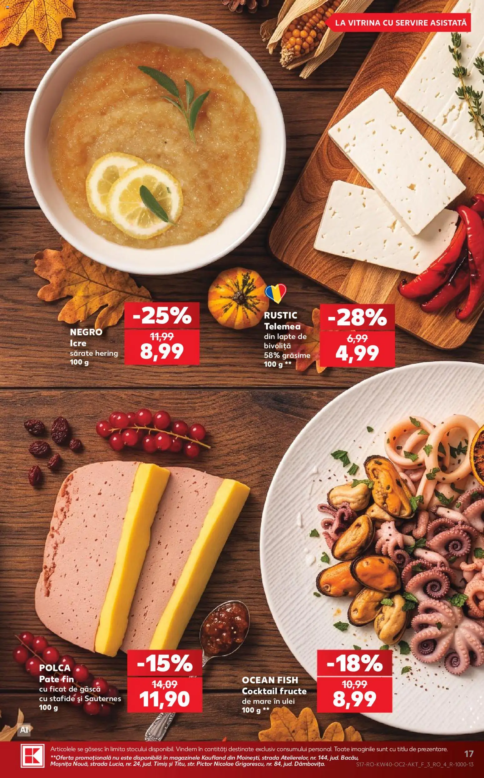 Catalog Kaufland 30 Septembrie - 5 Octombrie 2026 | Pagina 17 | Produse: Pate, Vitrină, Ulei, Cocktail