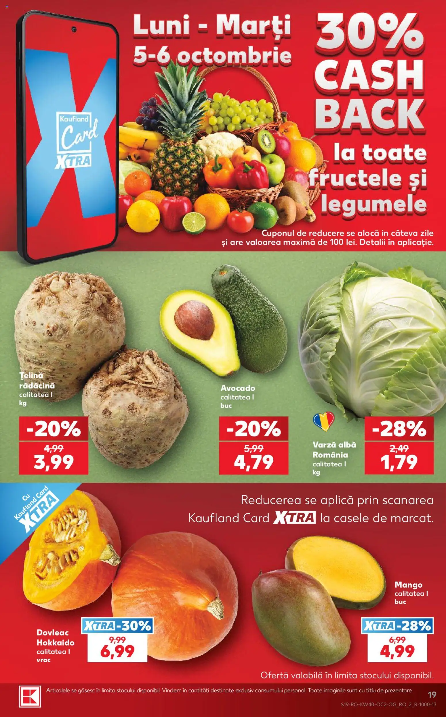Catalog Kaufland 30 Septembrie - 5 Octombrie 2026 | Pagina 19 | Produse: Varză, Aplică, Țelină, Avocado