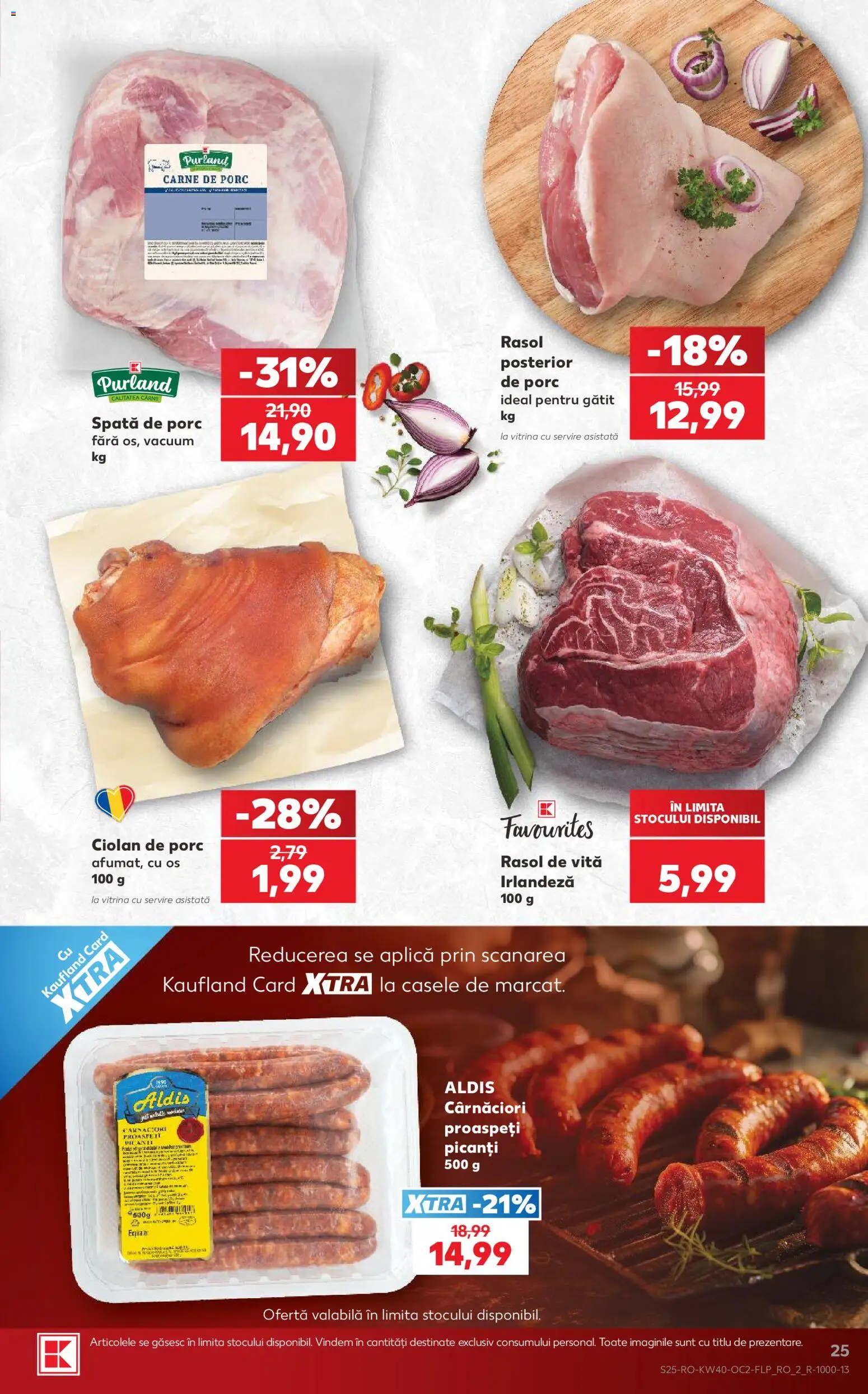 Catalog Kaufland 30 Septembrie - 5 Octombrie 2026 | Pagina 25 | Produse: Spata de porc, Vită, Vitrină, Rasol