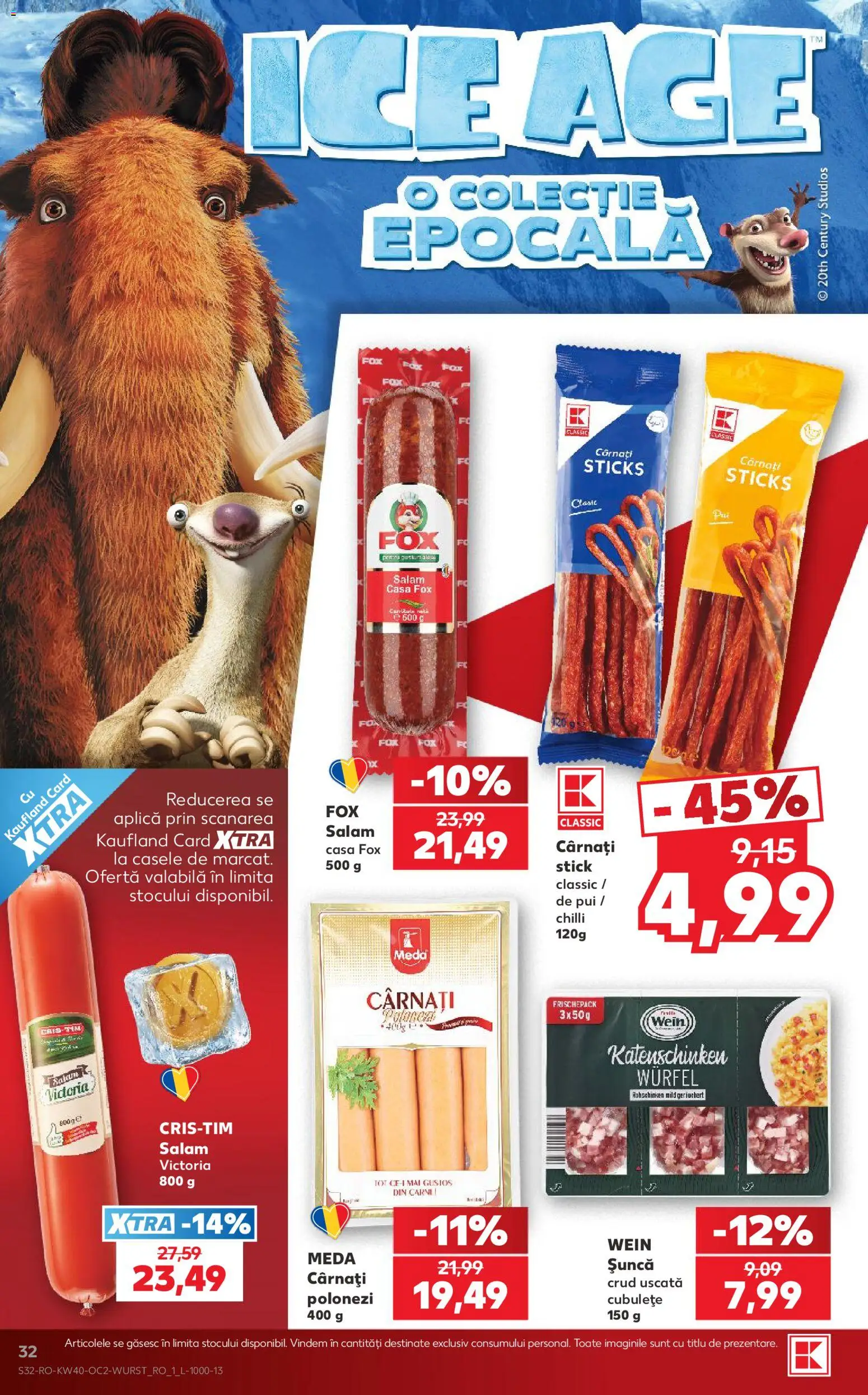 Catalog Kaufland 30 Septembrie - 5 Octombrie 2026 | Pagina 32 | Produse: Aplică, Fox, Salam, Cârnați