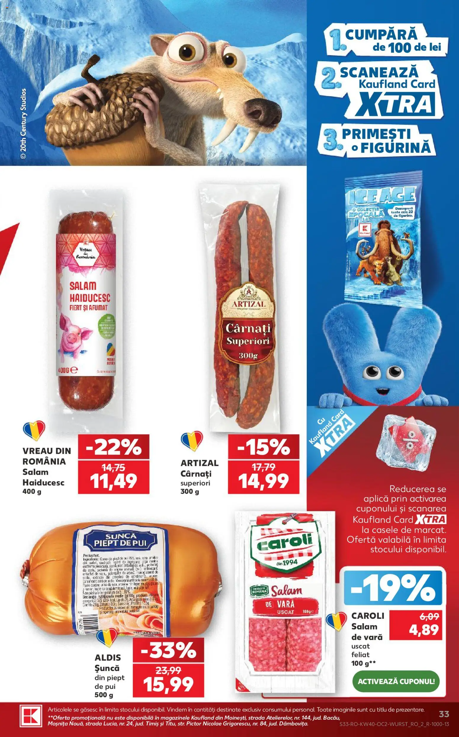 Catalog Kaufland 30 Septembrie - 5 Octombrie 2026 | Pagina 33 | Produse: Aplică, Pui, Salam, Șuncă