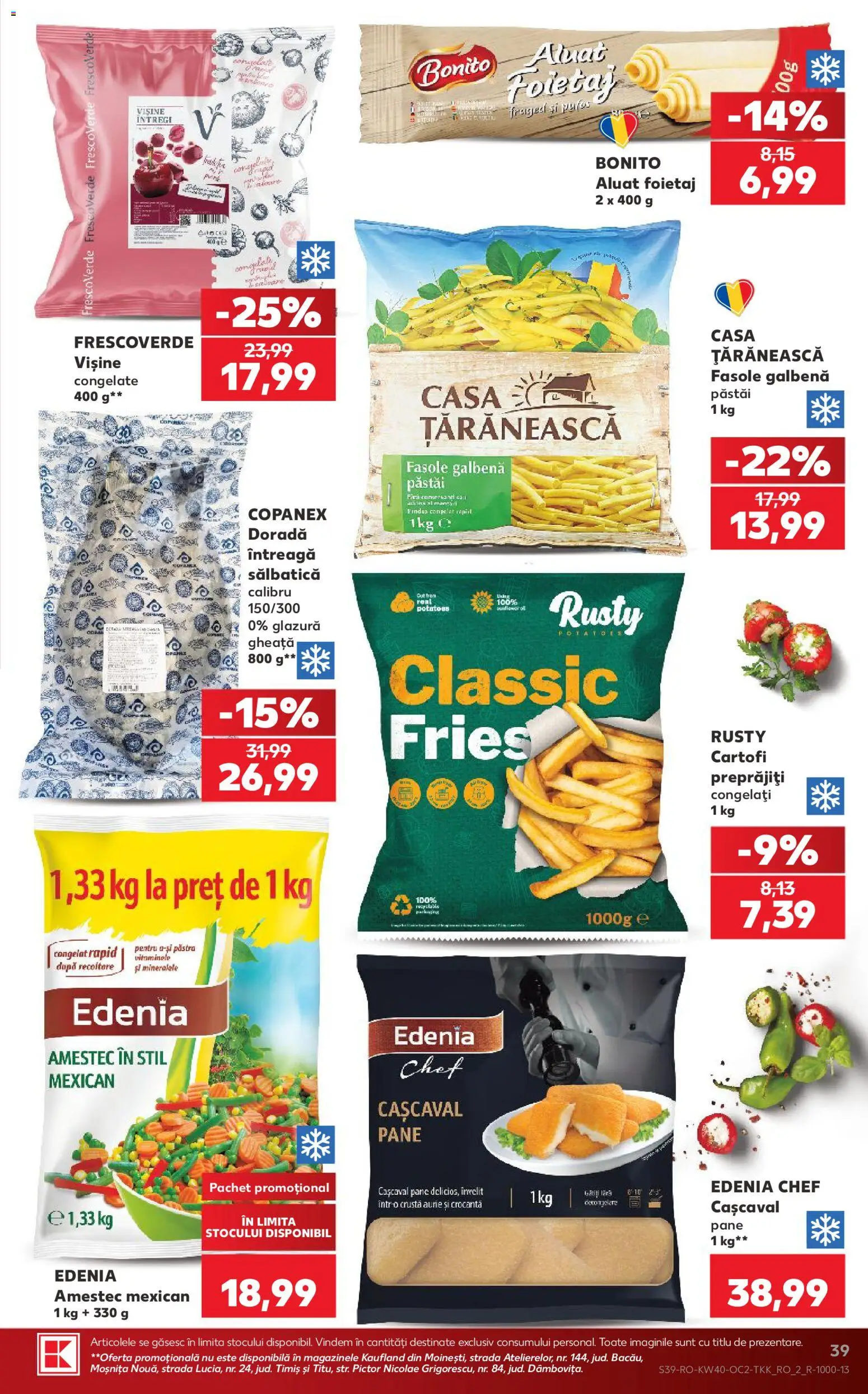 Catalog Kaufland 30 Septembrie - 5 Octombrie 2026 | Pagina 39 | Produse: Pară, Foietaj, Cașcaval, Bonito