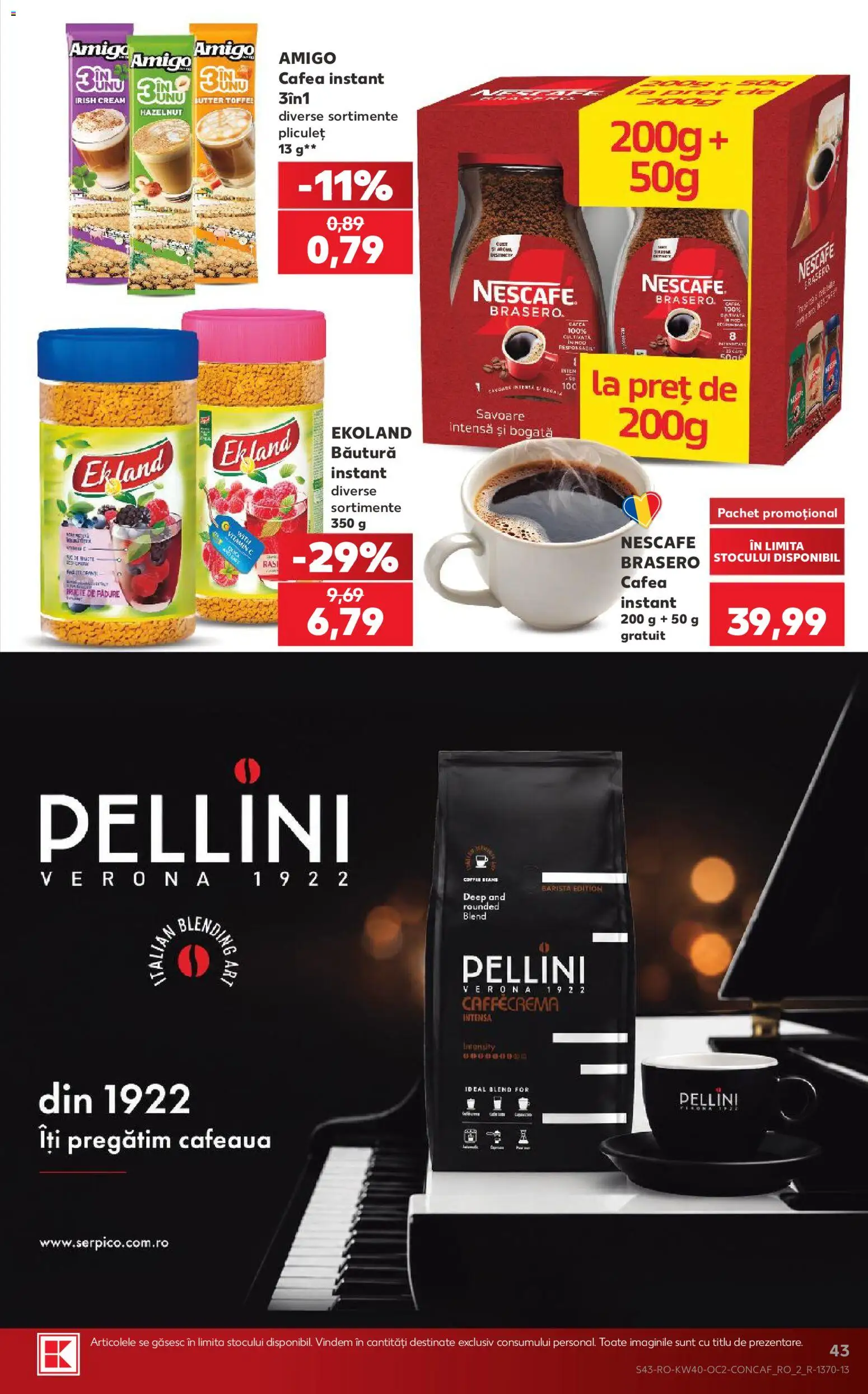 Catalog Kaufland 30 Septembrie - 5 Octombrie 2026 | Pagina 43 | Produse: Art, Cafea, Fructe