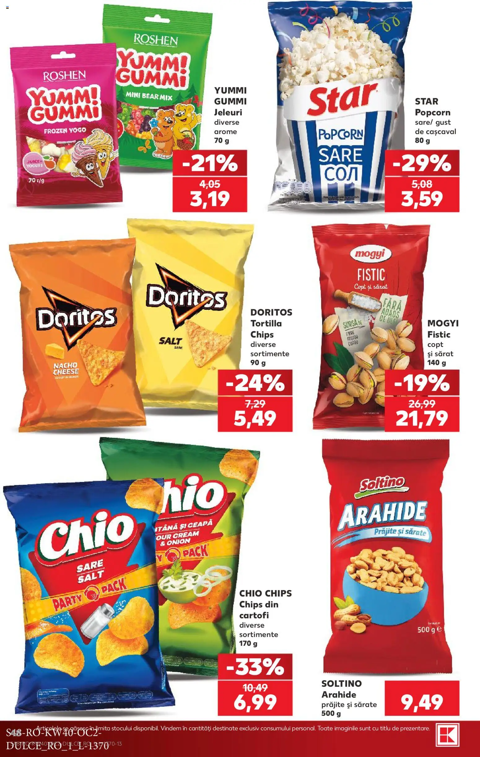 Catalog Kaufland 30 Septembrie - 5 Octombrie 2026 | Pagina 48 | Produse: Arahide, Cartofi, Doritos, Sare