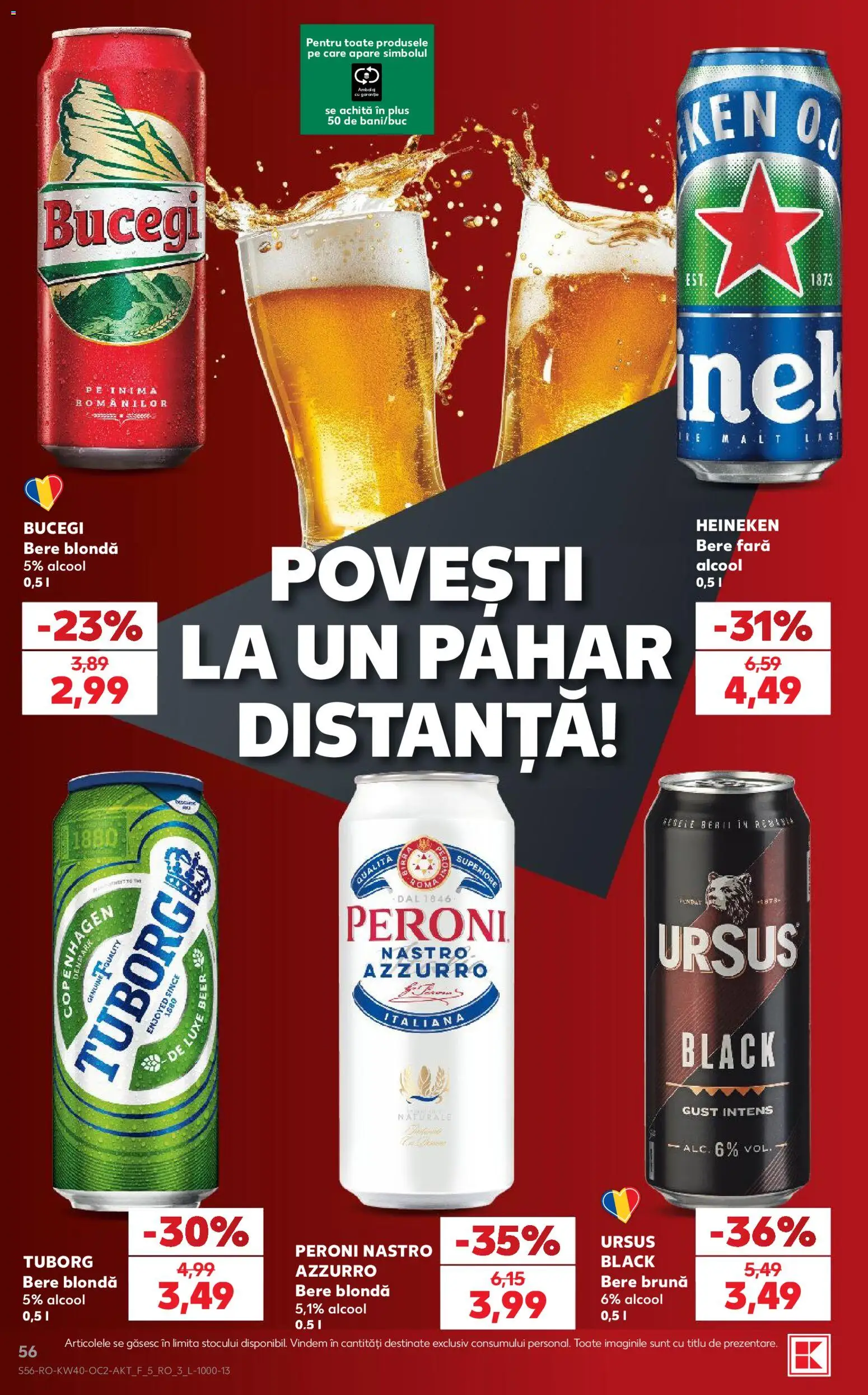 Catalog Kaufland 30 Septembrie - 5 Octombrie 2026 | Pagina 56 | Produse: Ursus, Bere, Plus, Black