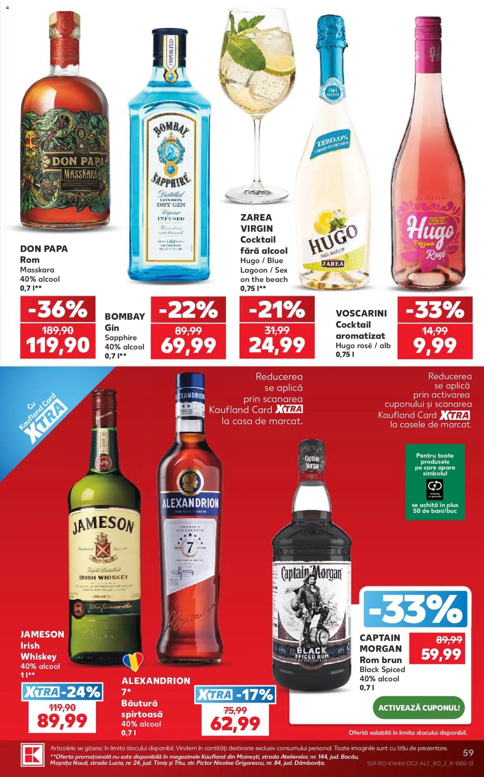 Catalog Kaufland 30 Septembrie - 5 Octombrie 2026 | Pagina 59 | Produse: Aplică, Gin, Plus, Hugo