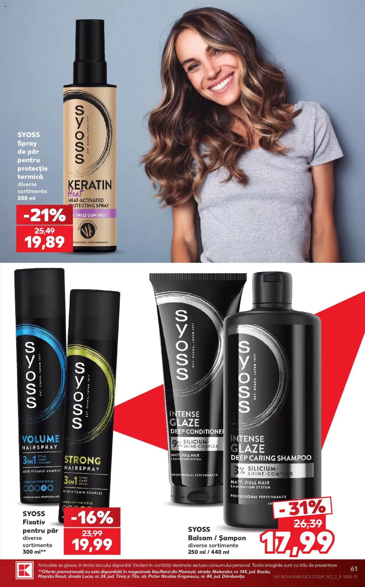 Catalog Kaufland 30 Septembrie - 5 Octombrie 2026 | Pagina 61 | Produse: Style, Șampon, Spray de păr, Intense