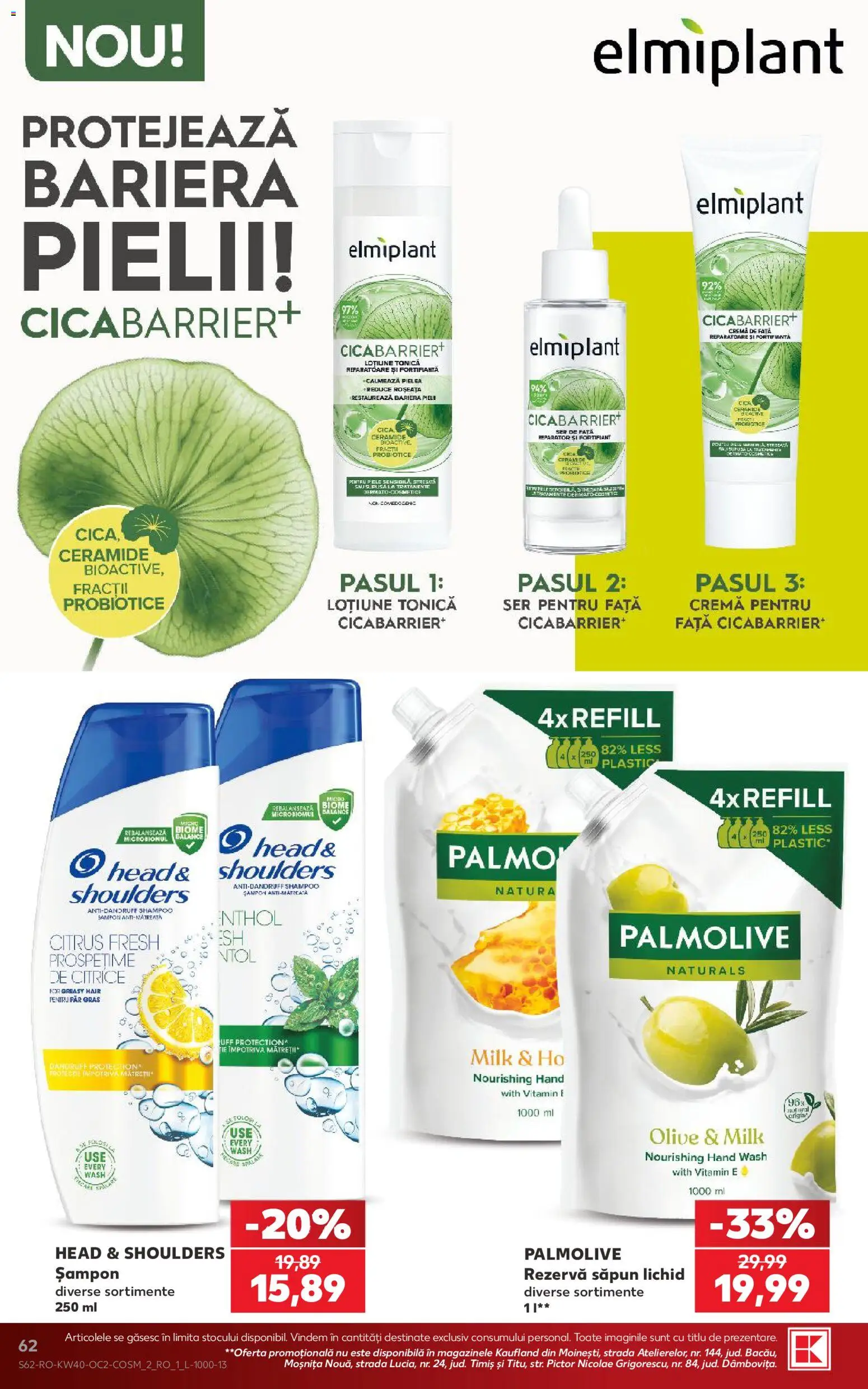 Catalog Kaufland 30 Septembrie - 5 Octombrie 2026 | Pagina 62 | Produse: Cremă, Săpun, Săpun lichid, Rezervă săpun